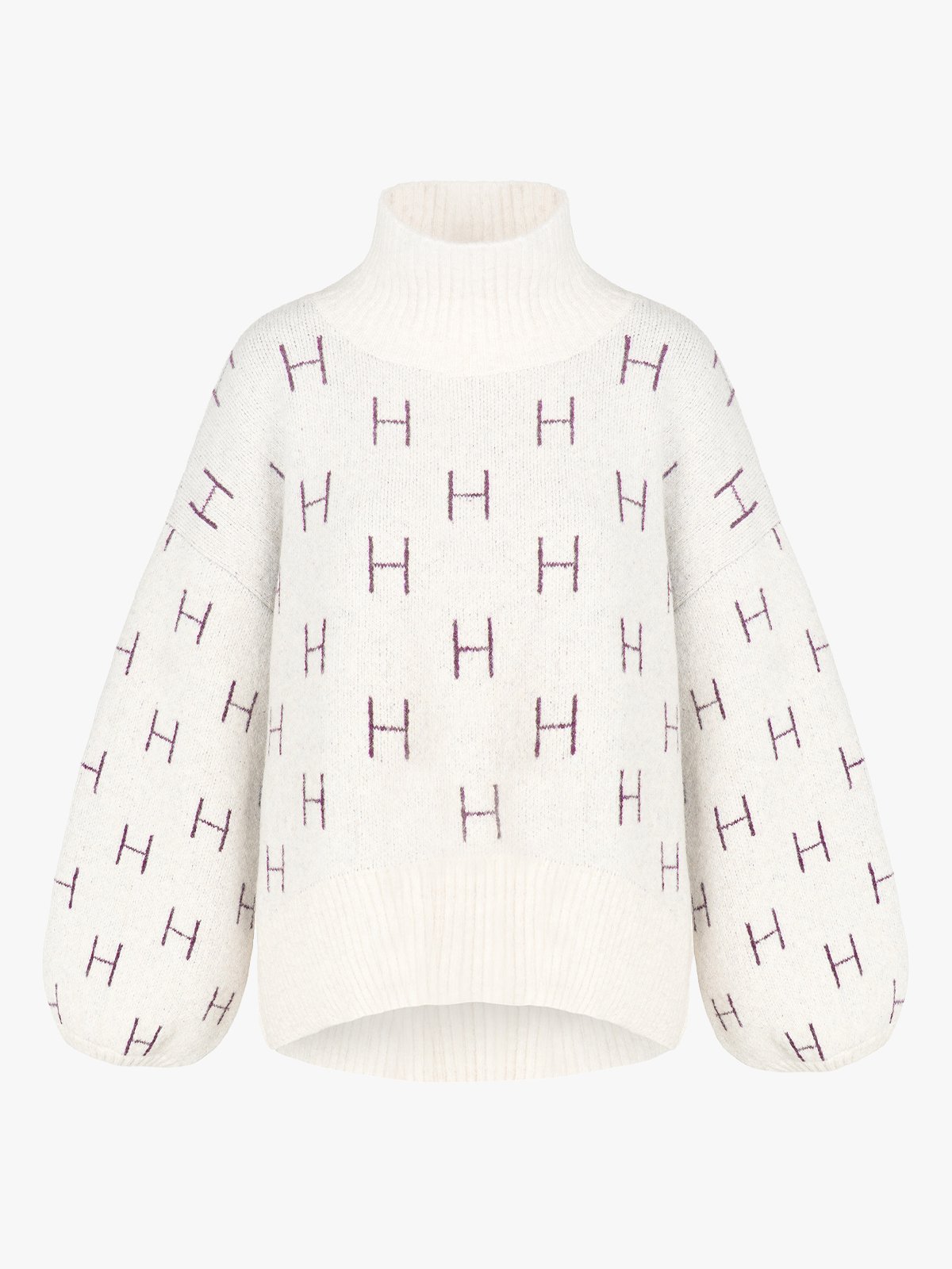 Hést Fam Short Sweater Vanilla Ice