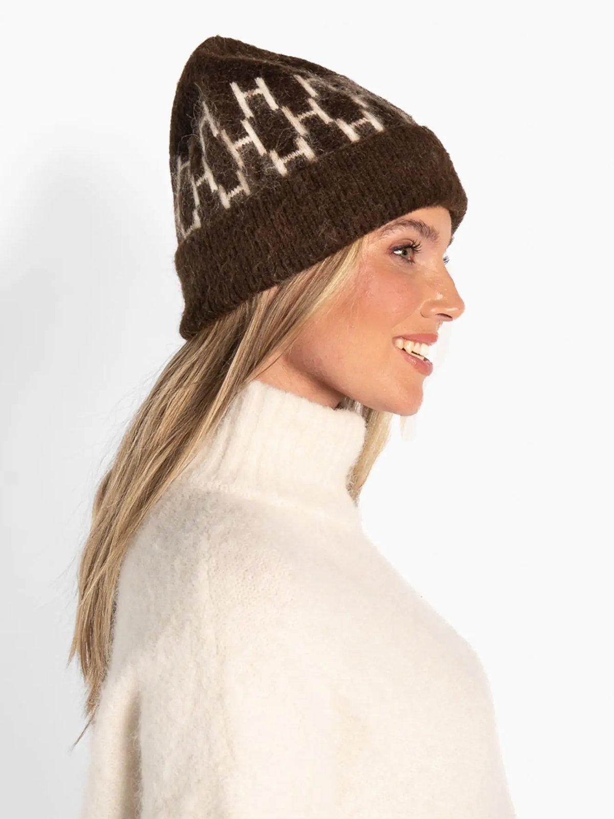 Hést Gera Beanie Dark Earth