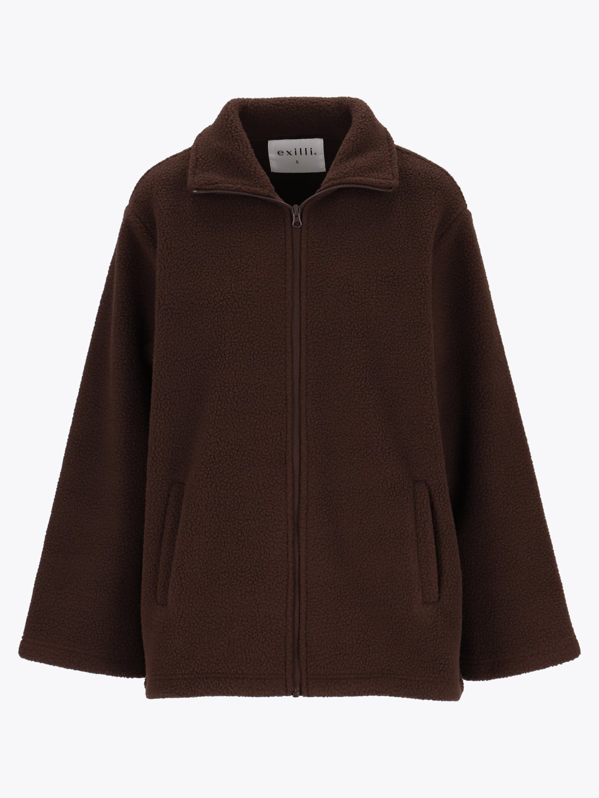 Exilli Ember Pile Zip Jacket Coffee