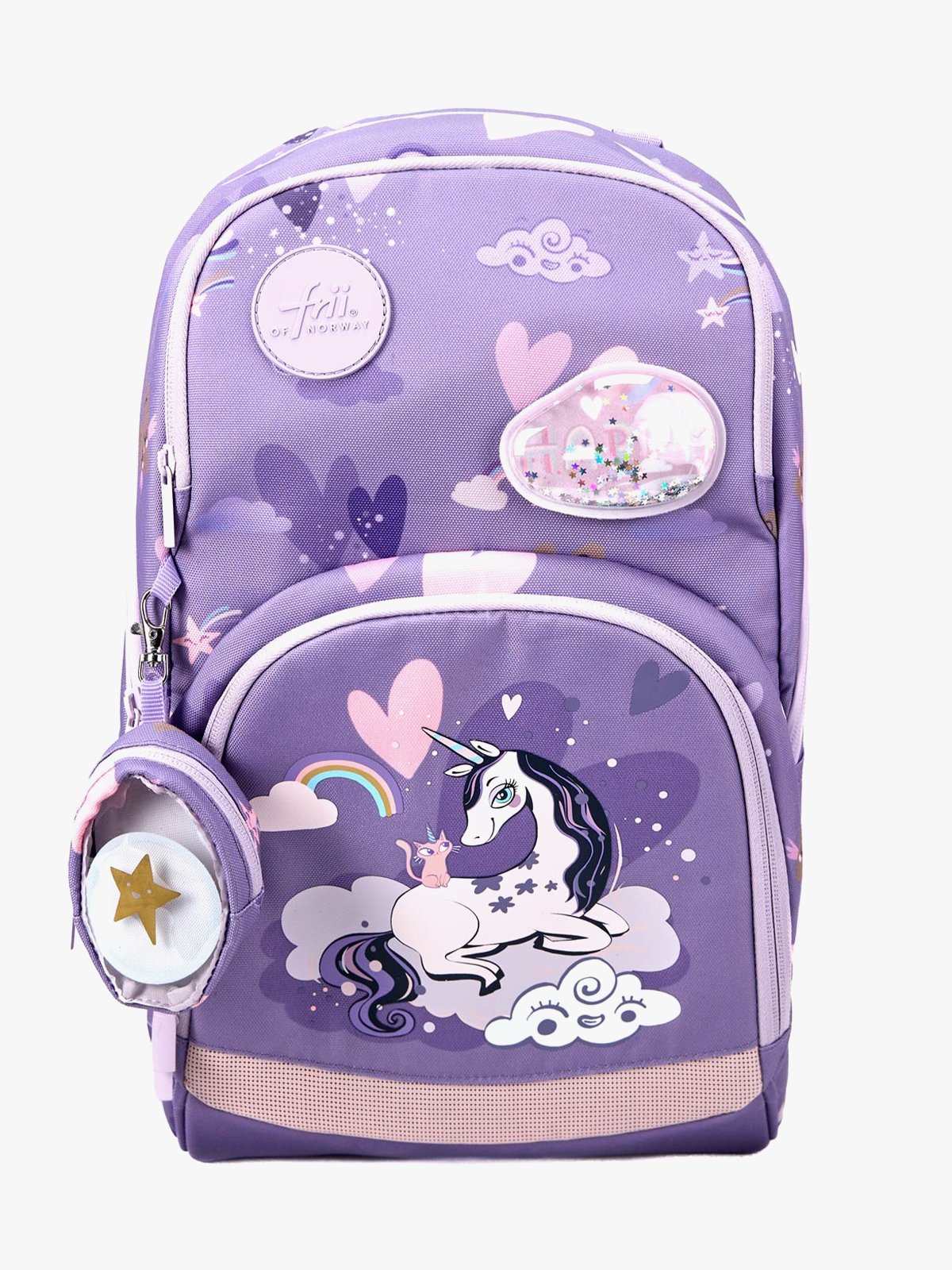 FRII Skolesekk 22L Purple Unicorn