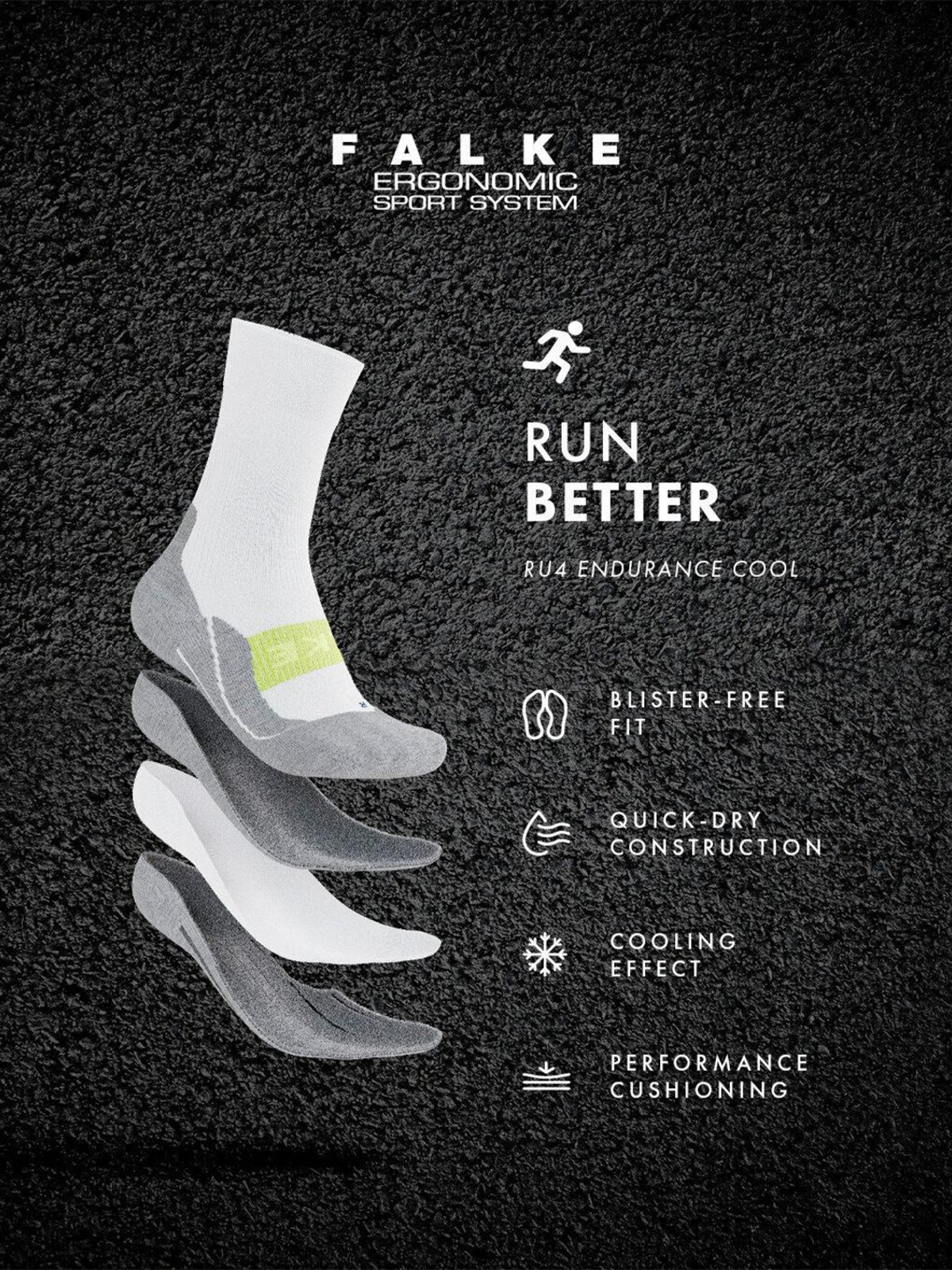 Falke Endurance Cool Man White