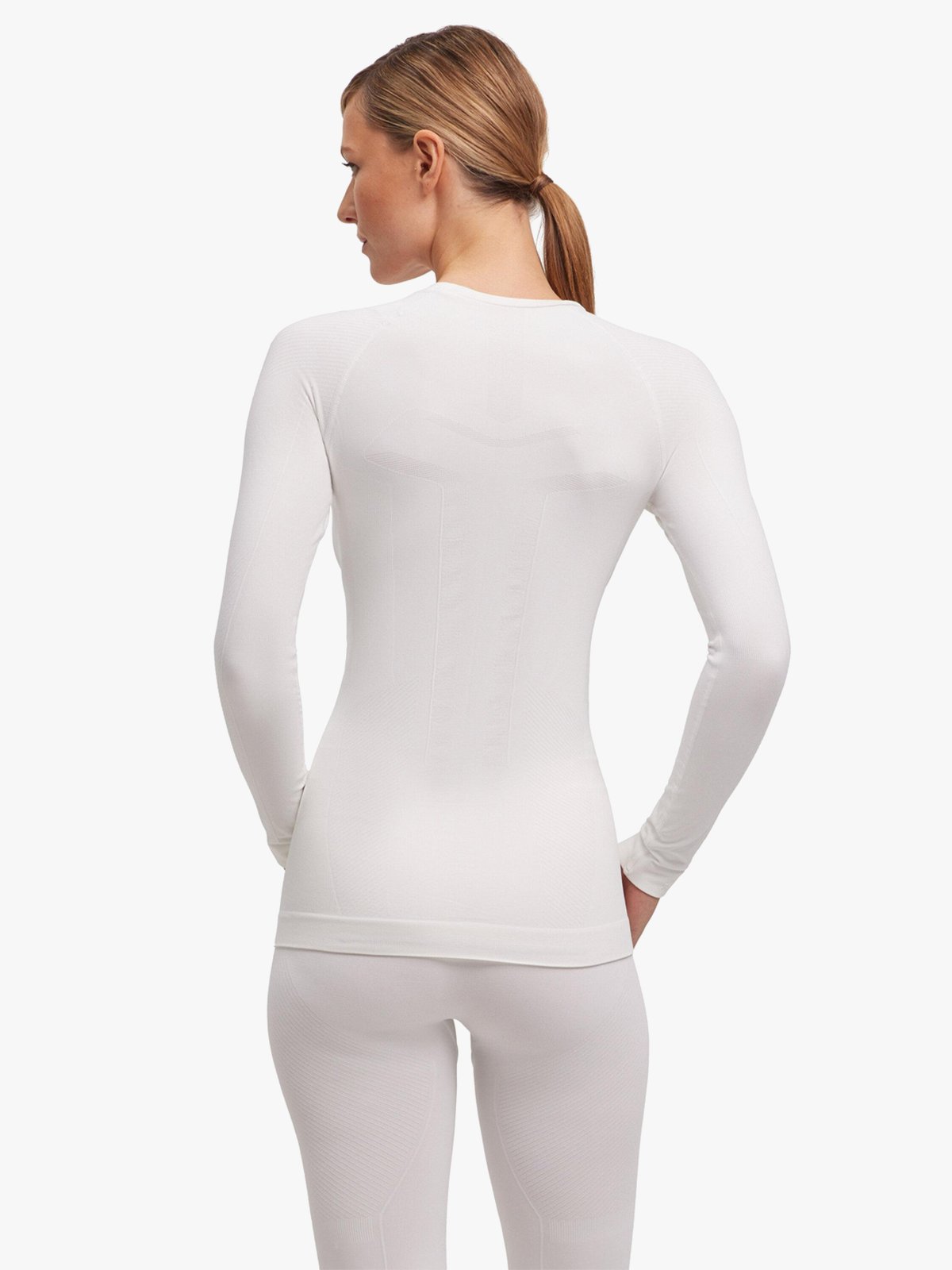 Falke Women Long Sleeve Shirt Warm White