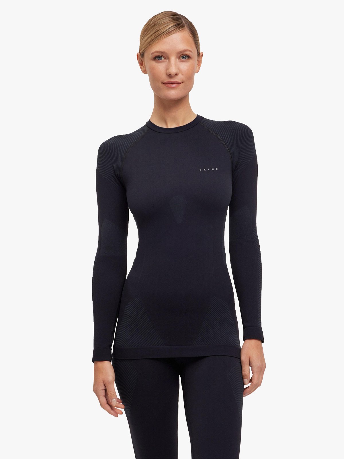Falke Women Long Sleeve Shirt Warm Black