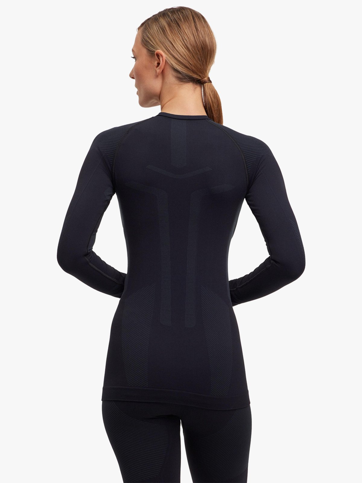 Falke Women Long Sleeve Shirt Warm Black