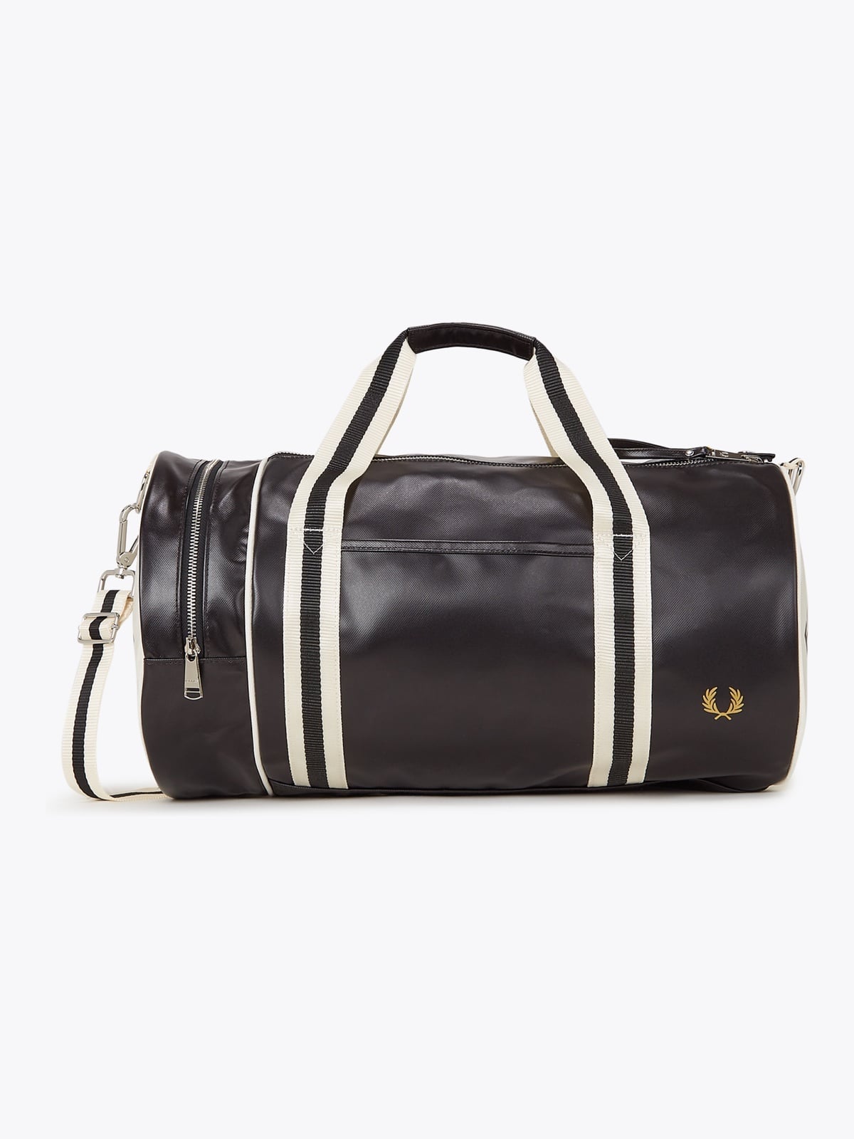 Fred Perry Classic Barrel Bag Black / Ecru