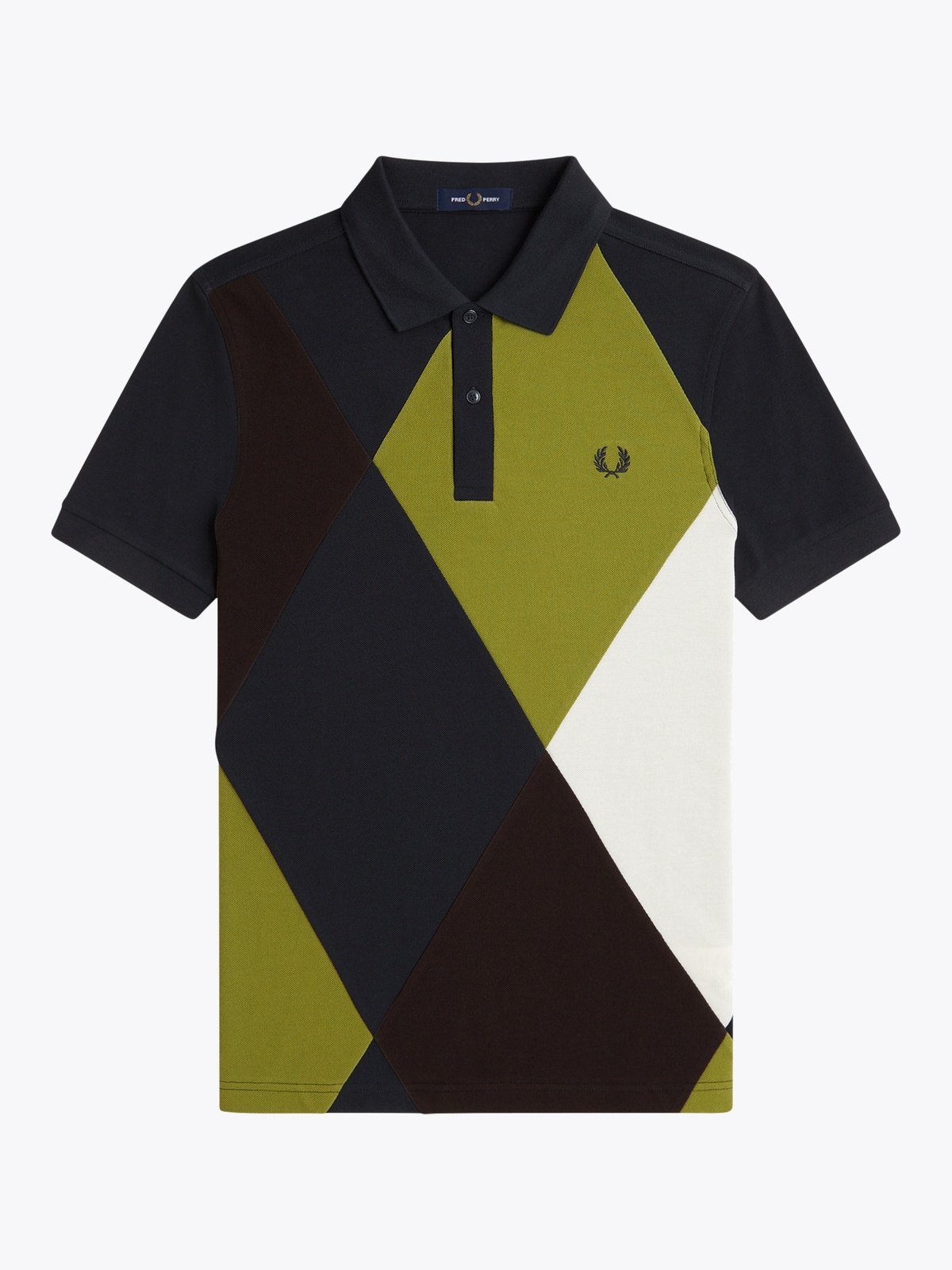 Fred Perry Argyle Cut & Sewn Polo Flerfarget