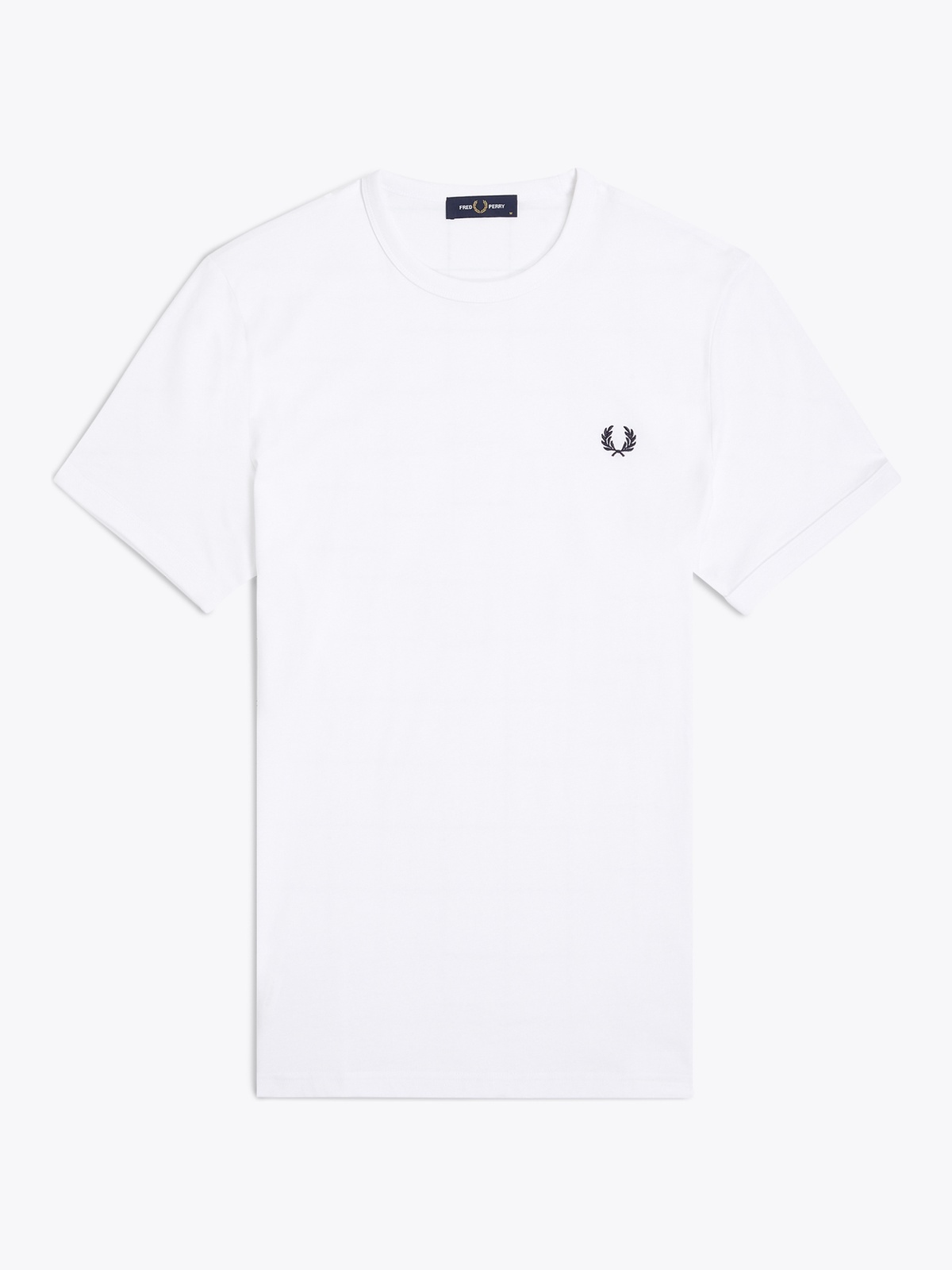 Fred Perry Ringer Tee White