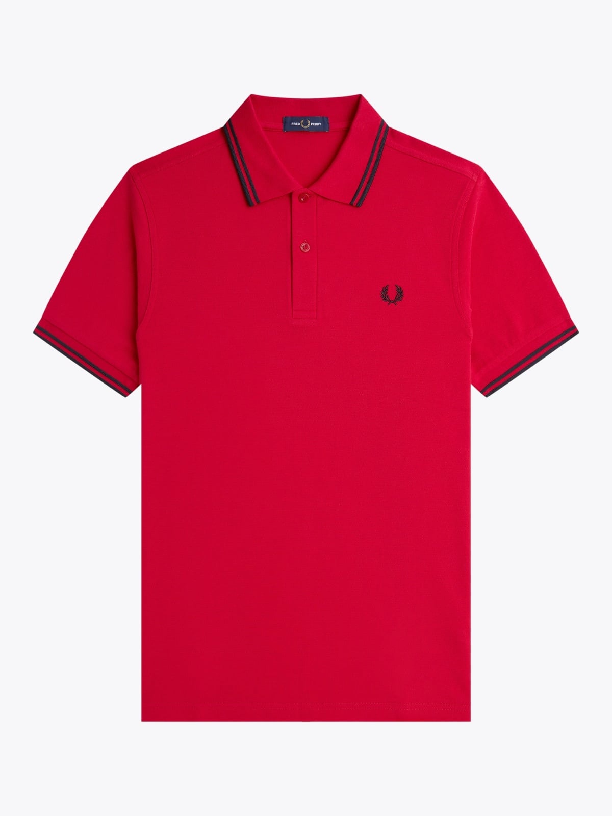 Fred Perry Twin Tipped Polo Rød