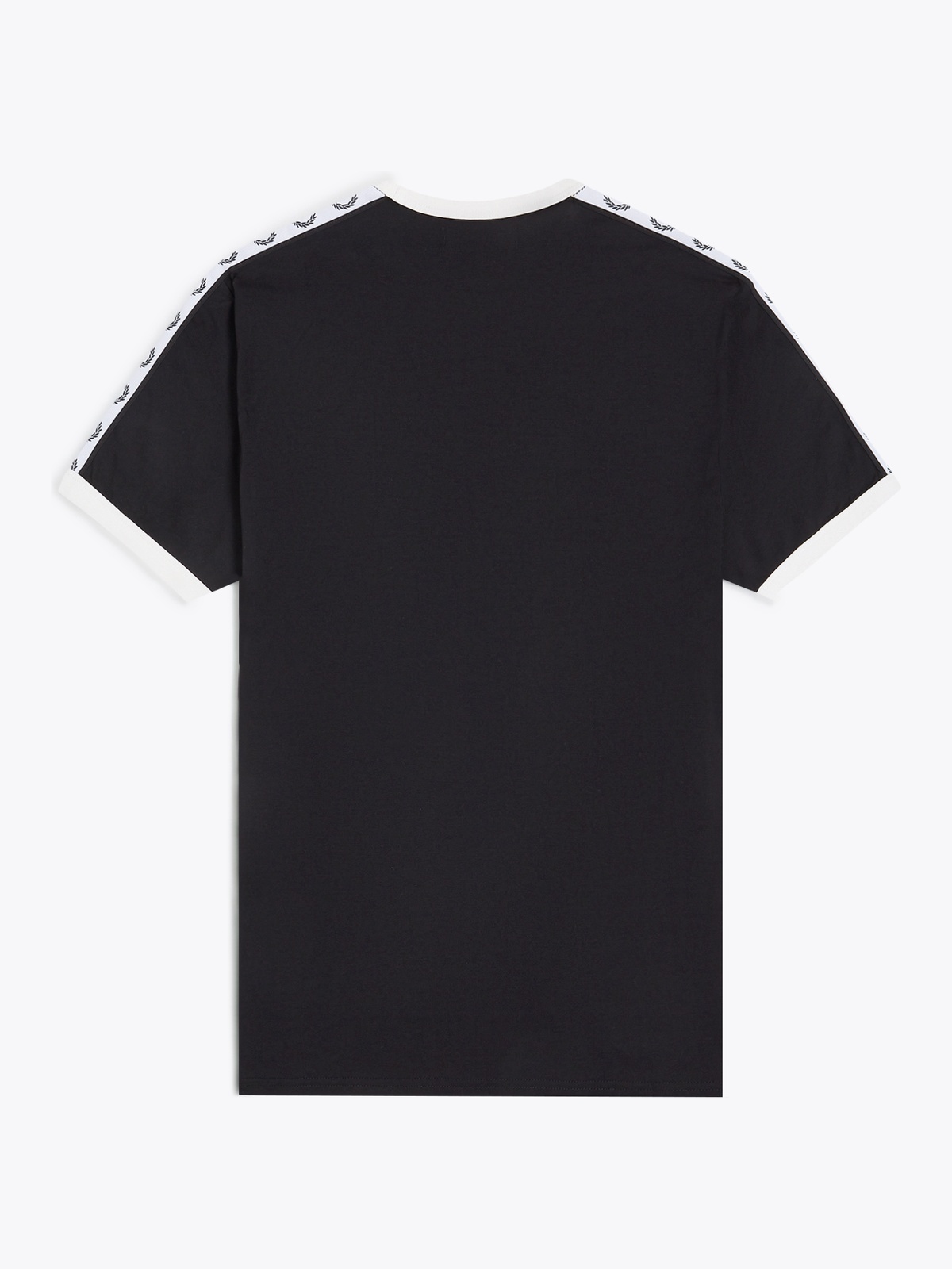 Fred Perry Taped Ringer Tee Black