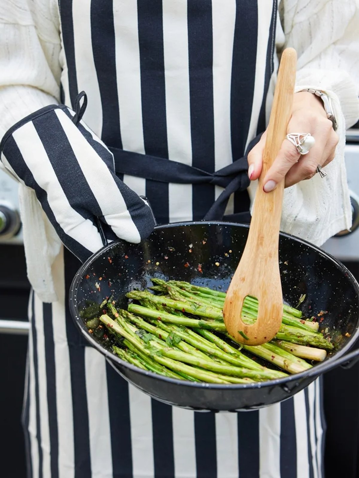 Sagaform Nature salatbestikk Brun