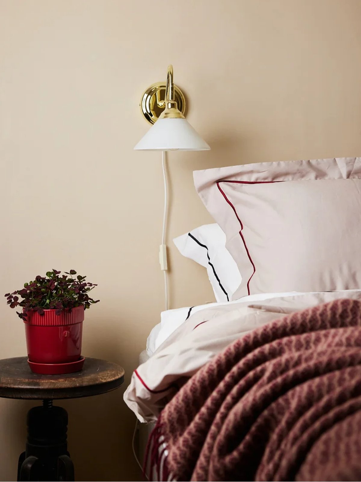 Sagaform Ulli pledd Bordeaux