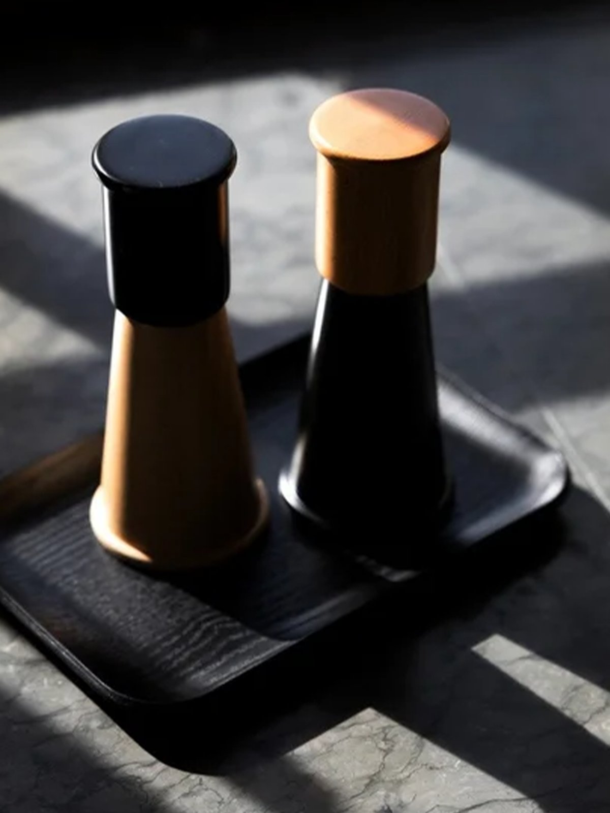 Sagaform Gurken salt- og pepperkvern liten Sort