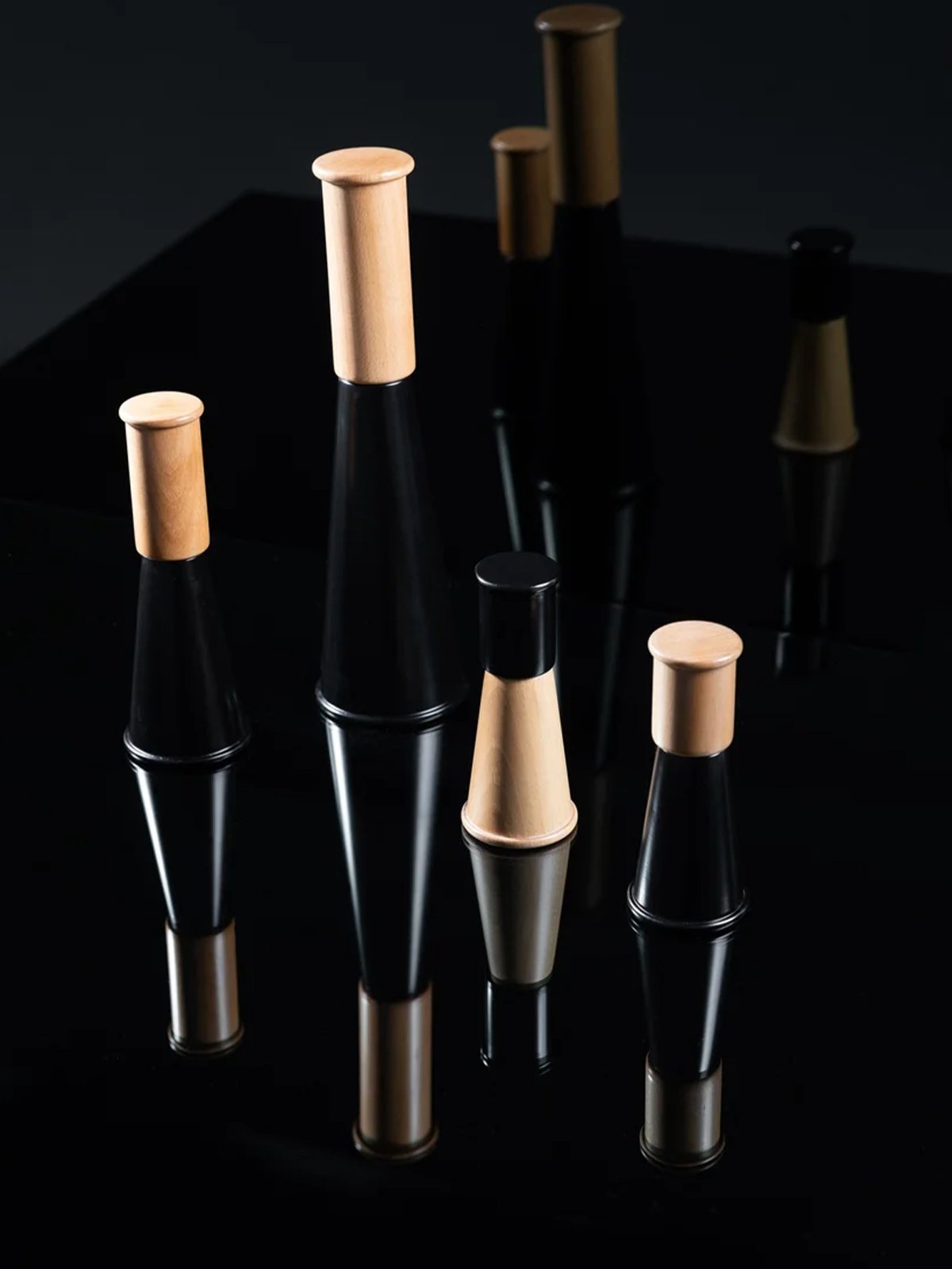 Sagaform Gurken salt- og pepperkvern liten Sort