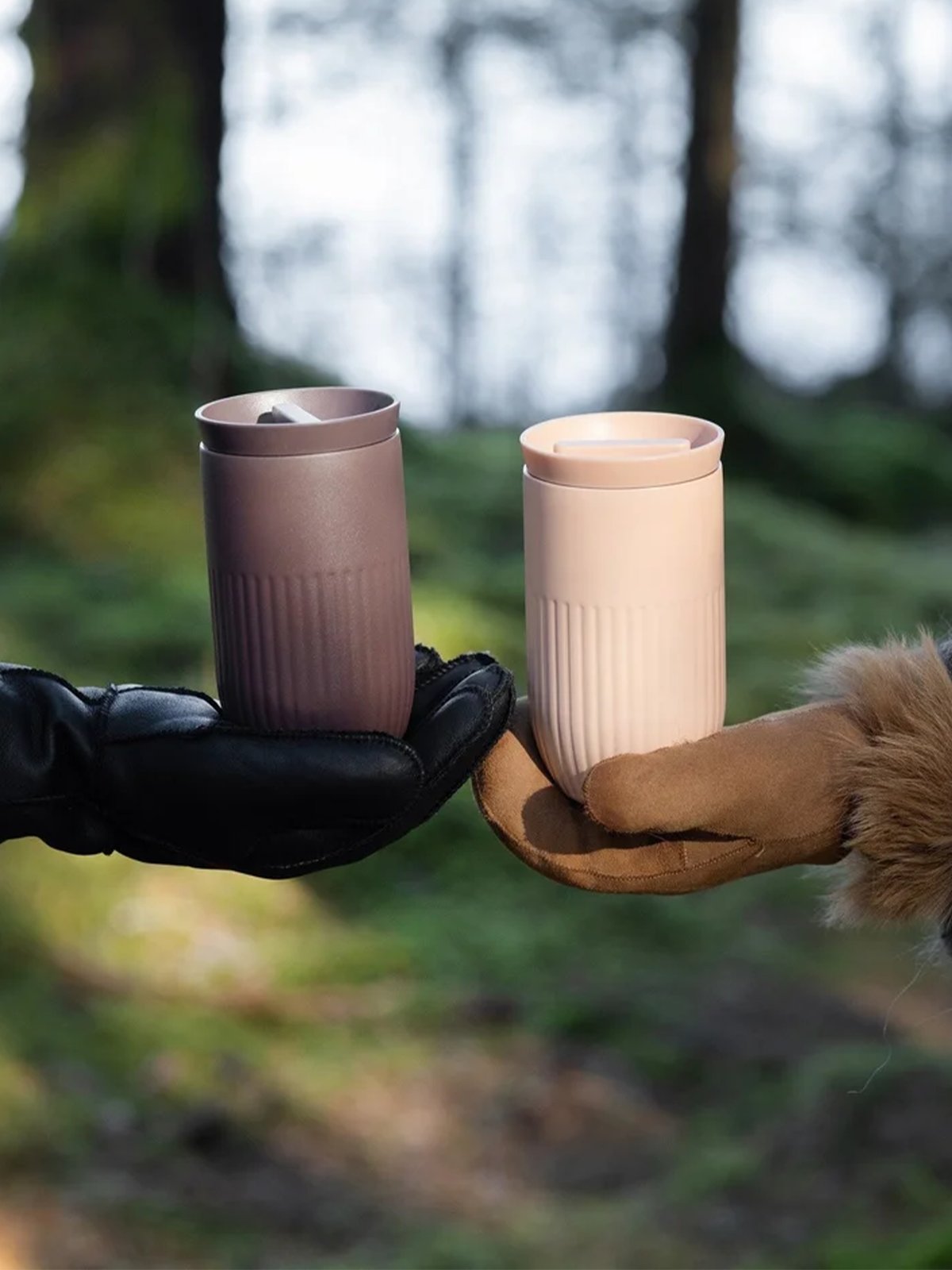 Sagaform Tova termokopp Brun Brown Pantone 7596C