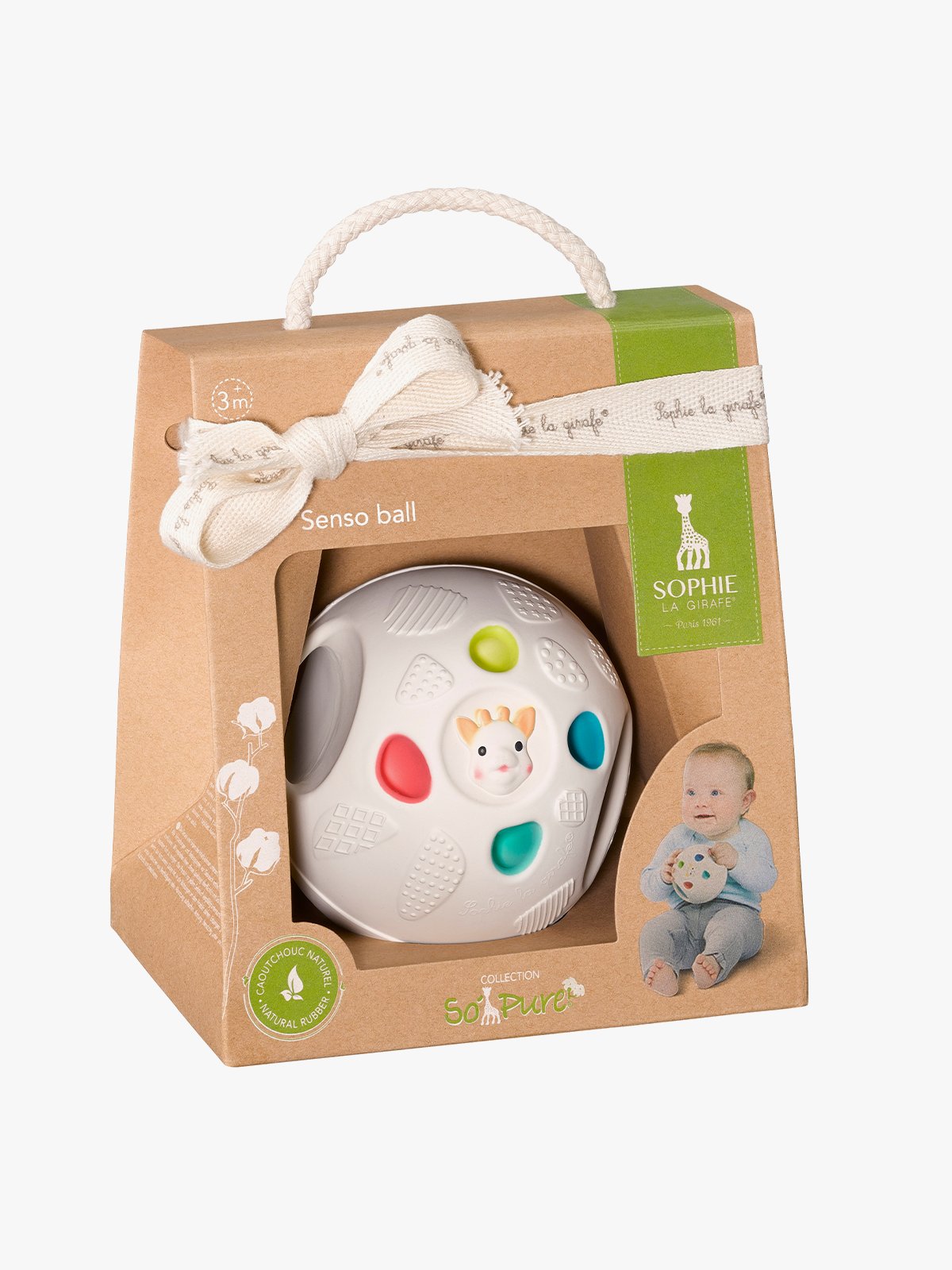 Sophie La Girafe Sopure SensoBall Flerfarget