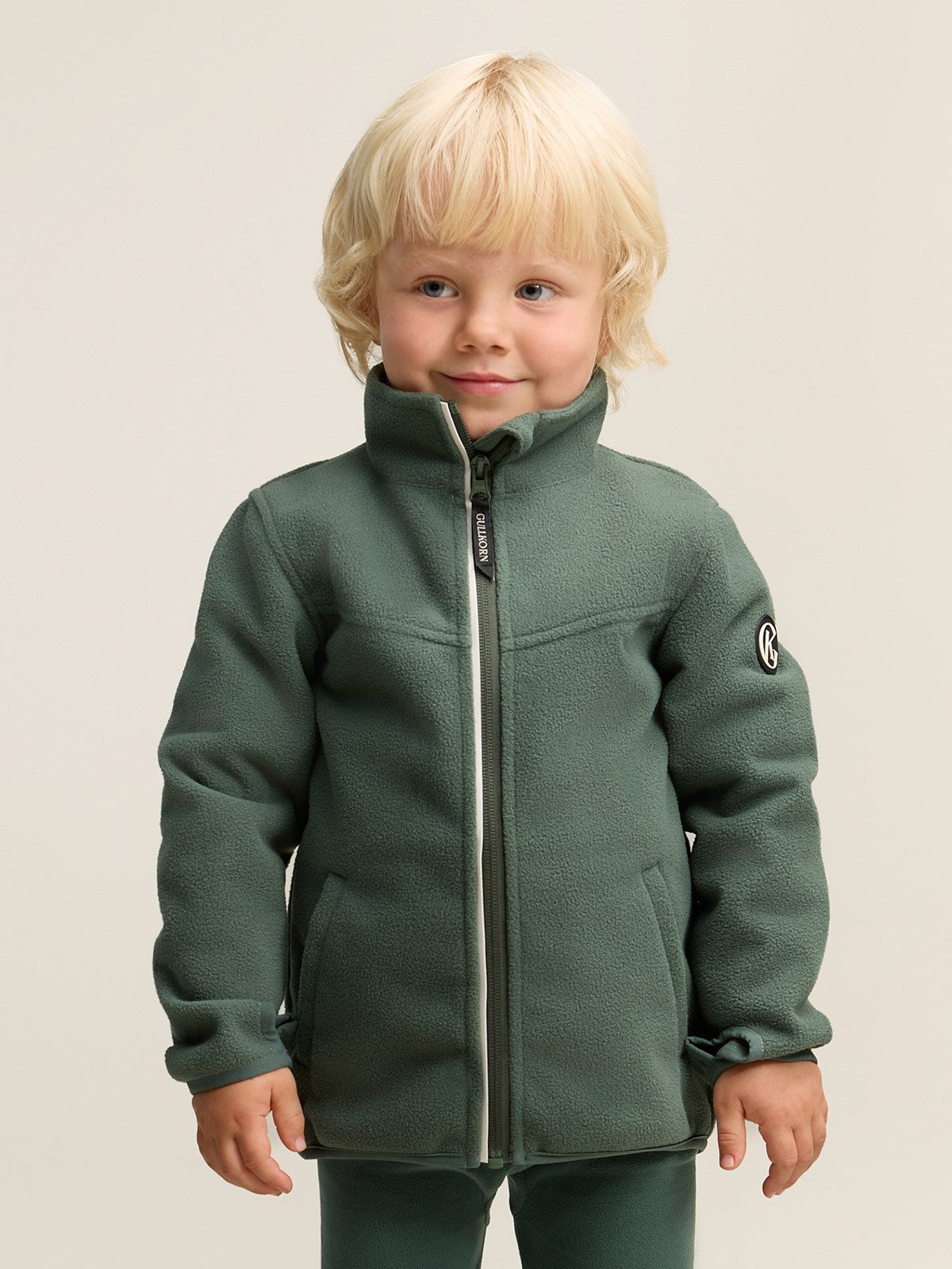 Gullkorn Clover Vindfleece Jakke Dyp Grønn