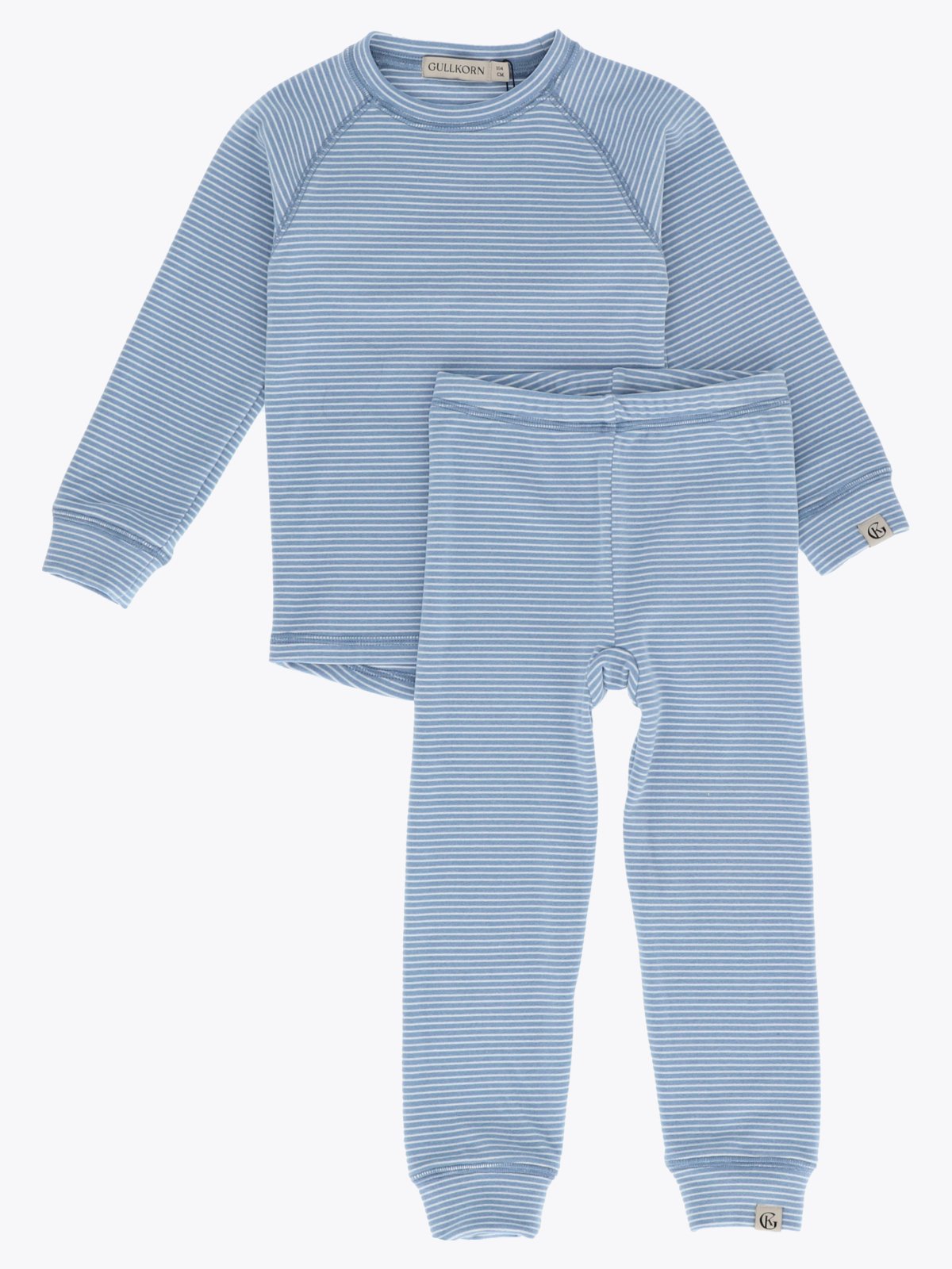 Gullkorn Cactus Fleece-sett Lys Blå / Striper