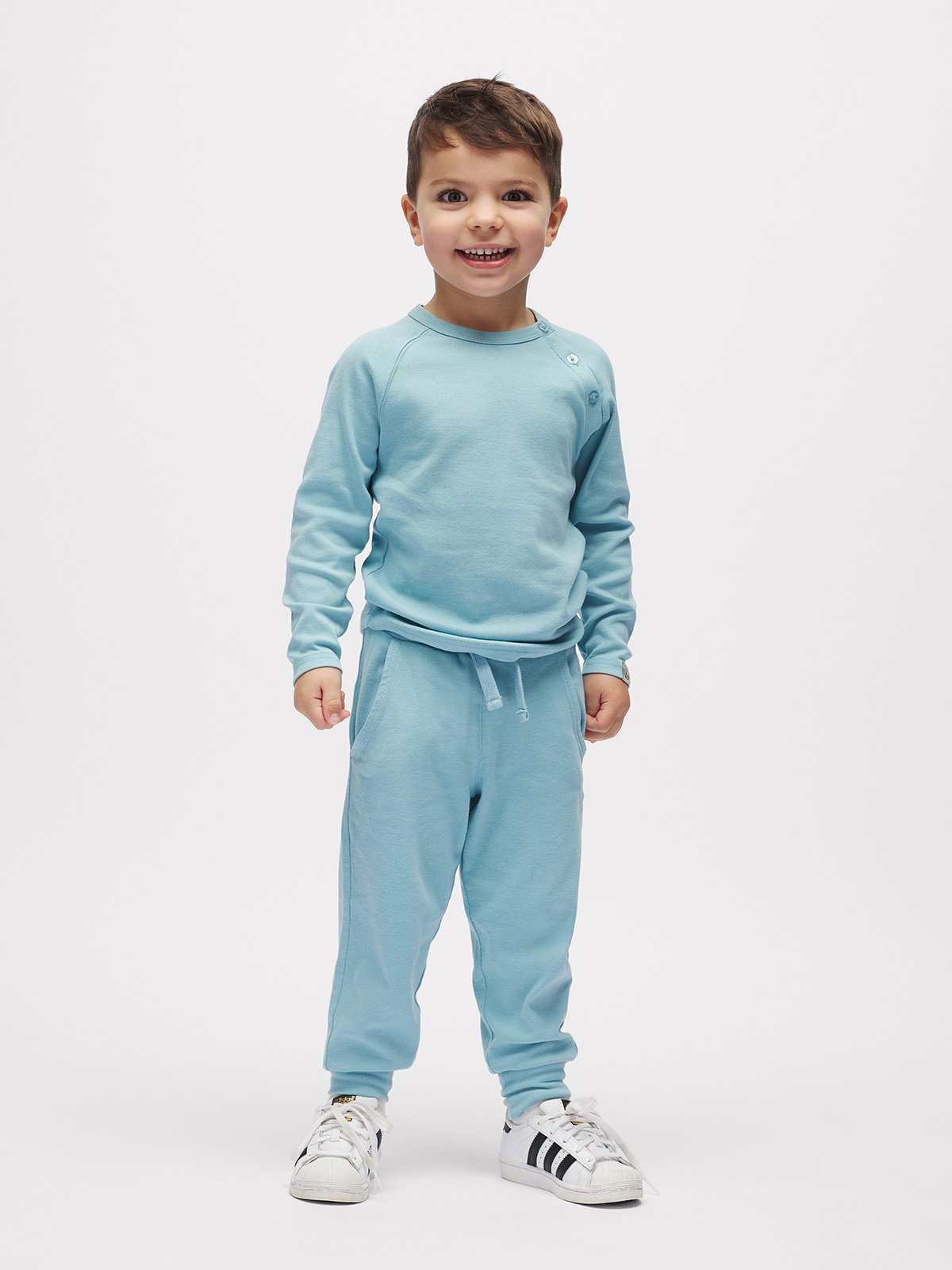 Gullkorn Villvette Longsleeve Askeblå