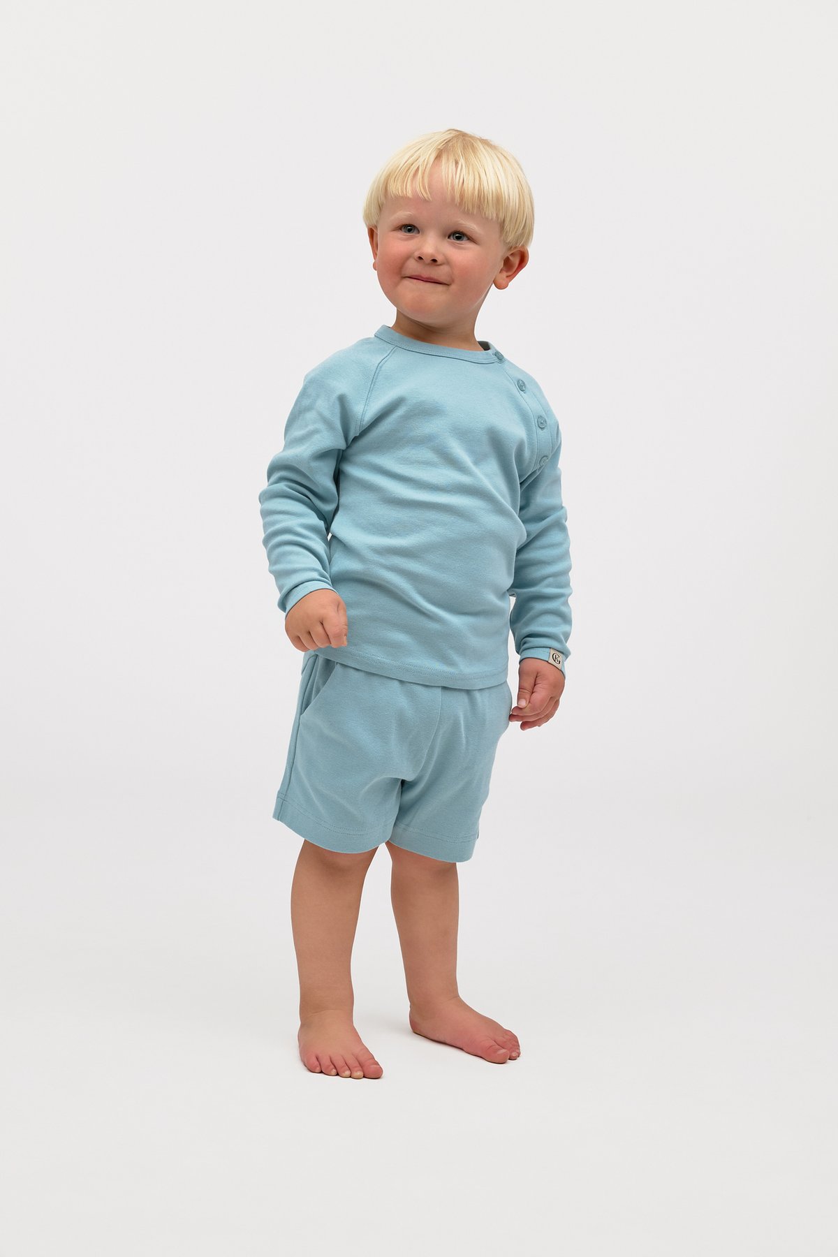 Gullkorn Villvette Longsleeve Askeblå