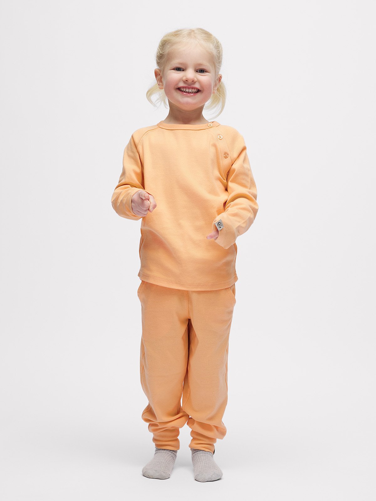 Gullkorn Villvette Longsleeve Fersken