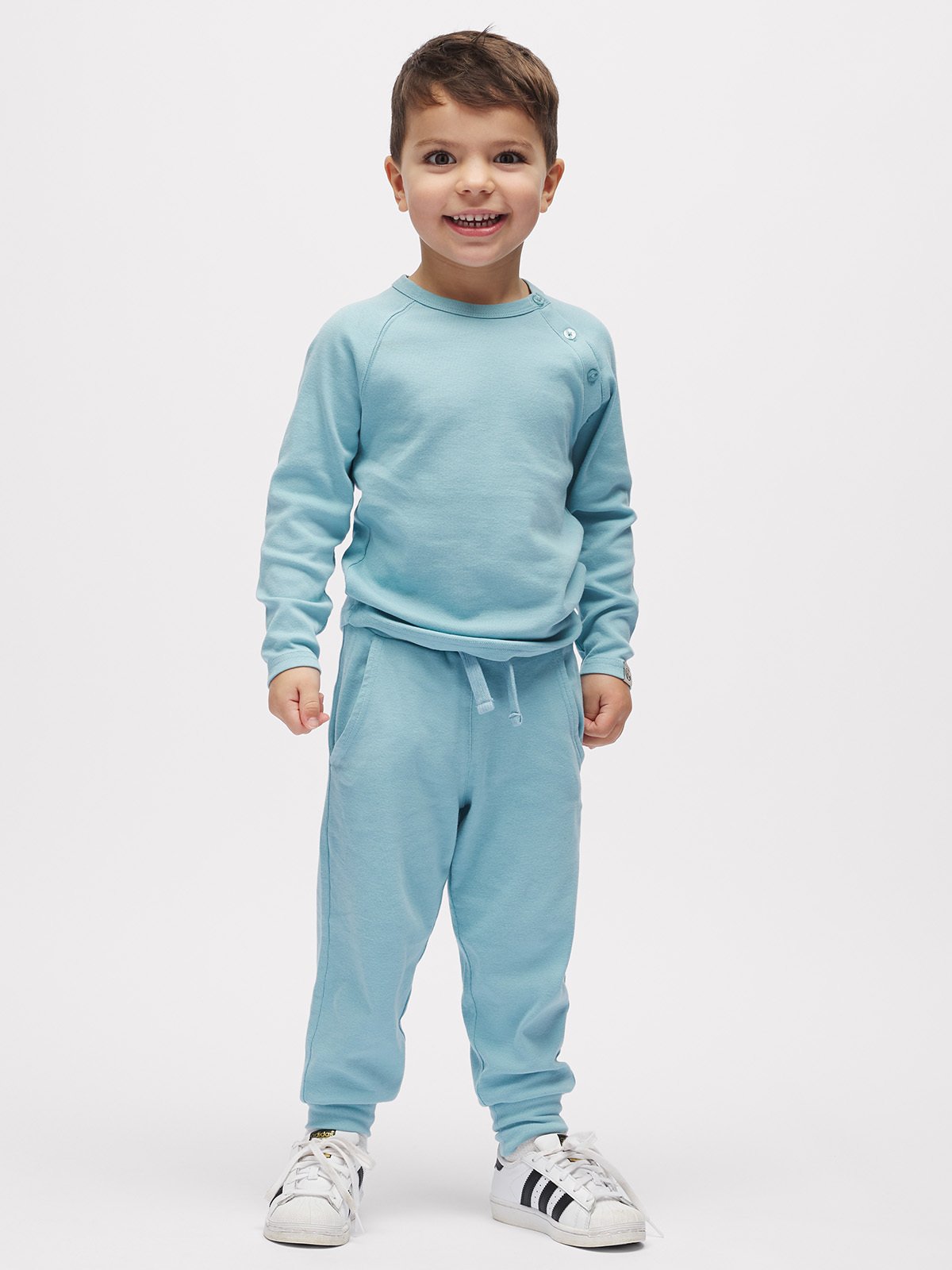 Gullkorn Villvette Bukse Askeblå