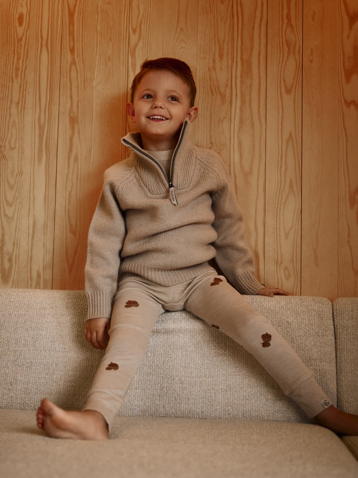 Gullkorn Norefjell Ullgenser Beige