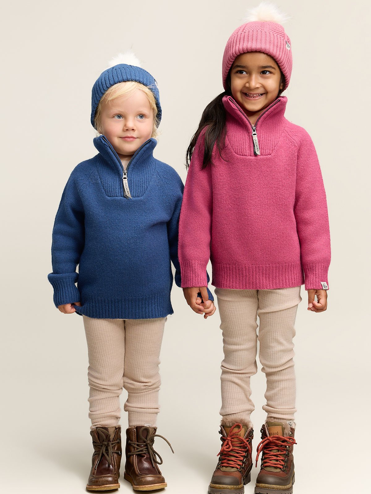 Gullkorn Norefjell Ullgenser Stormblå