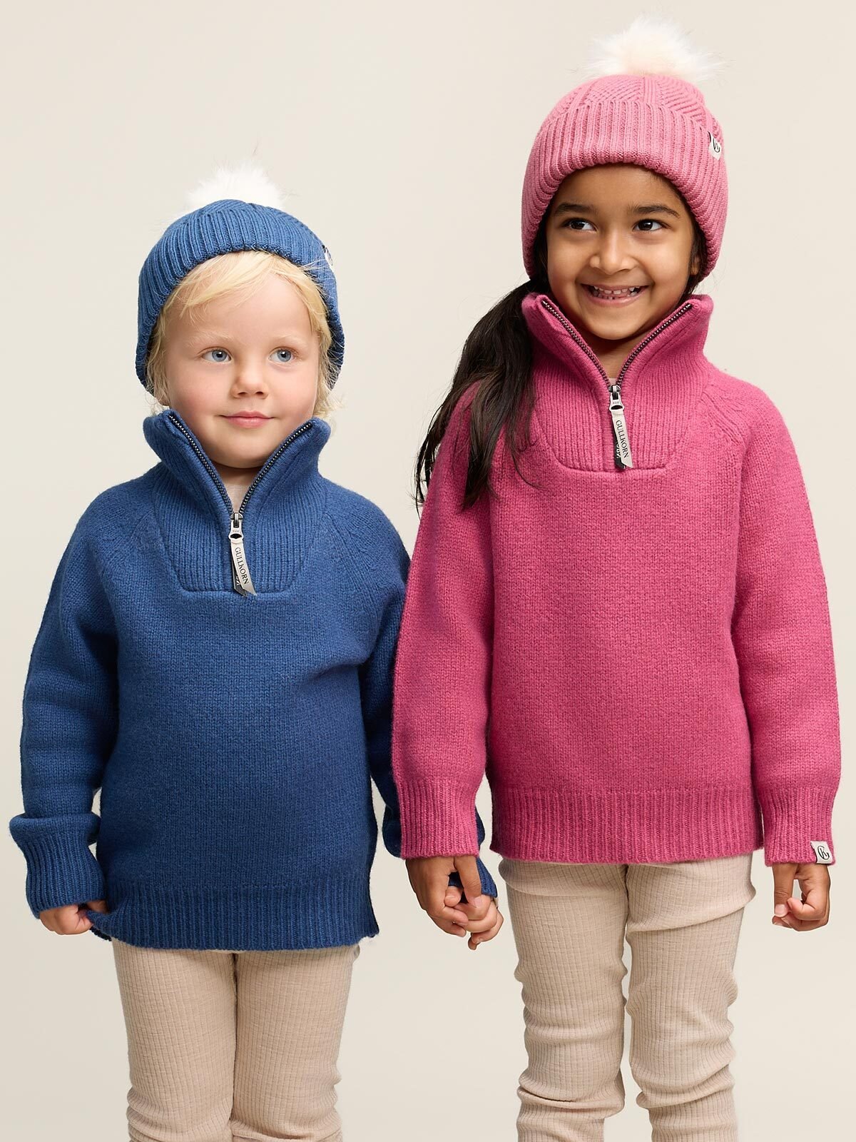 Gullkorn Norefjell Ullgenser Varm Rosa