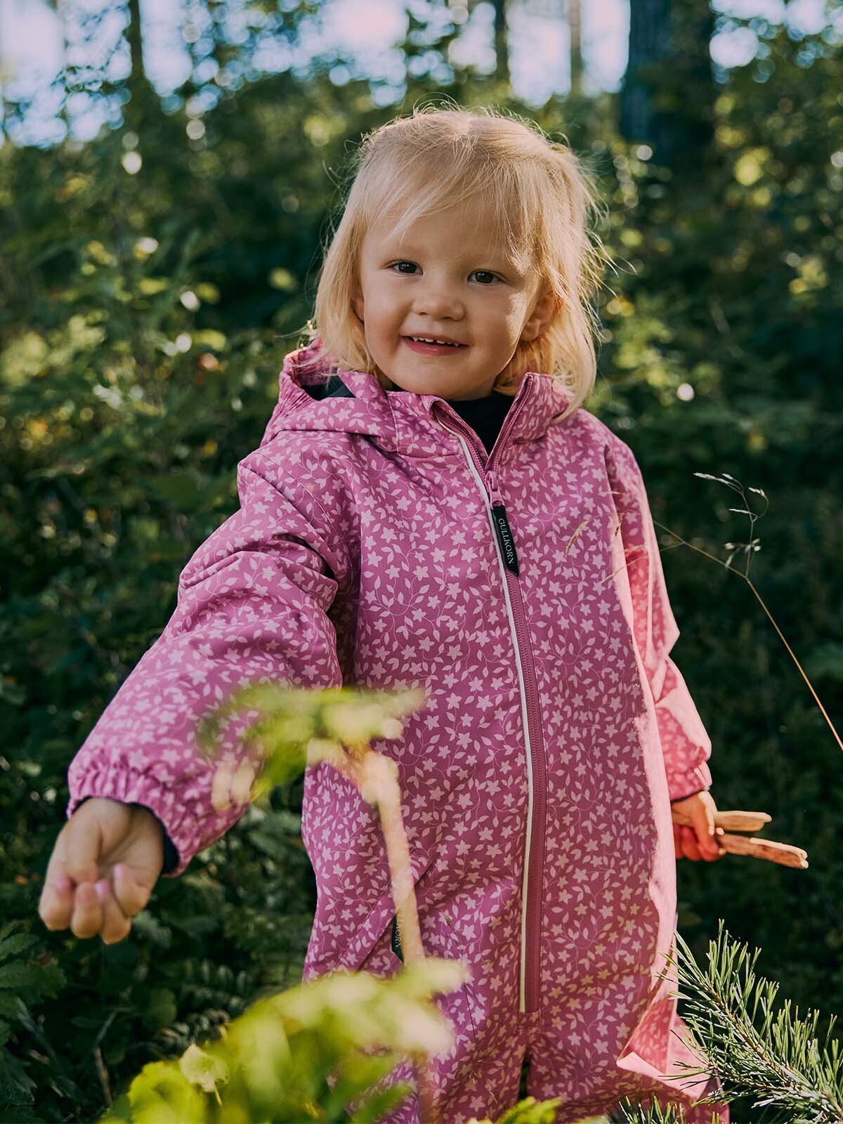 Gullkorn Tach Skalldress Rosa / Print