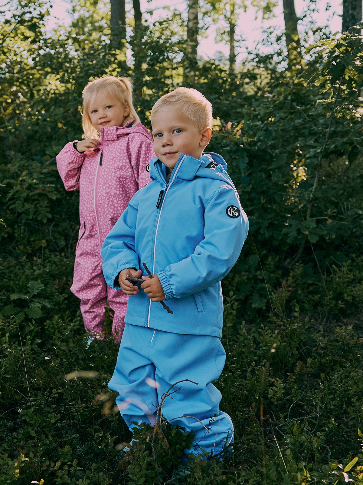 Gullkorn Tach Skalldress Rosa / Print