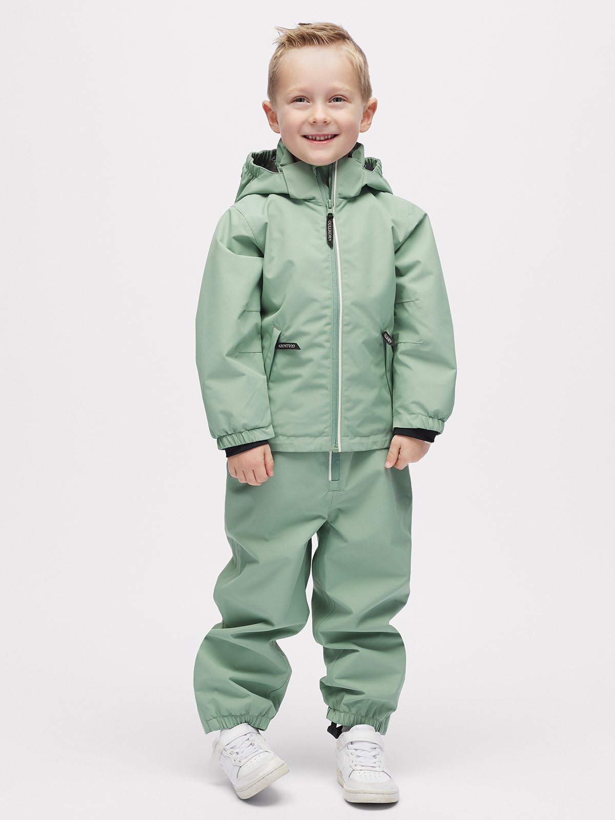 Gullkorn Tach Skalljakke Grønn Tåke