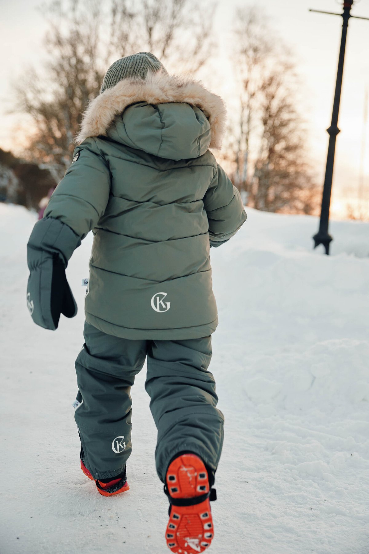 Gullkorn Talk Parkas Matt Grønn