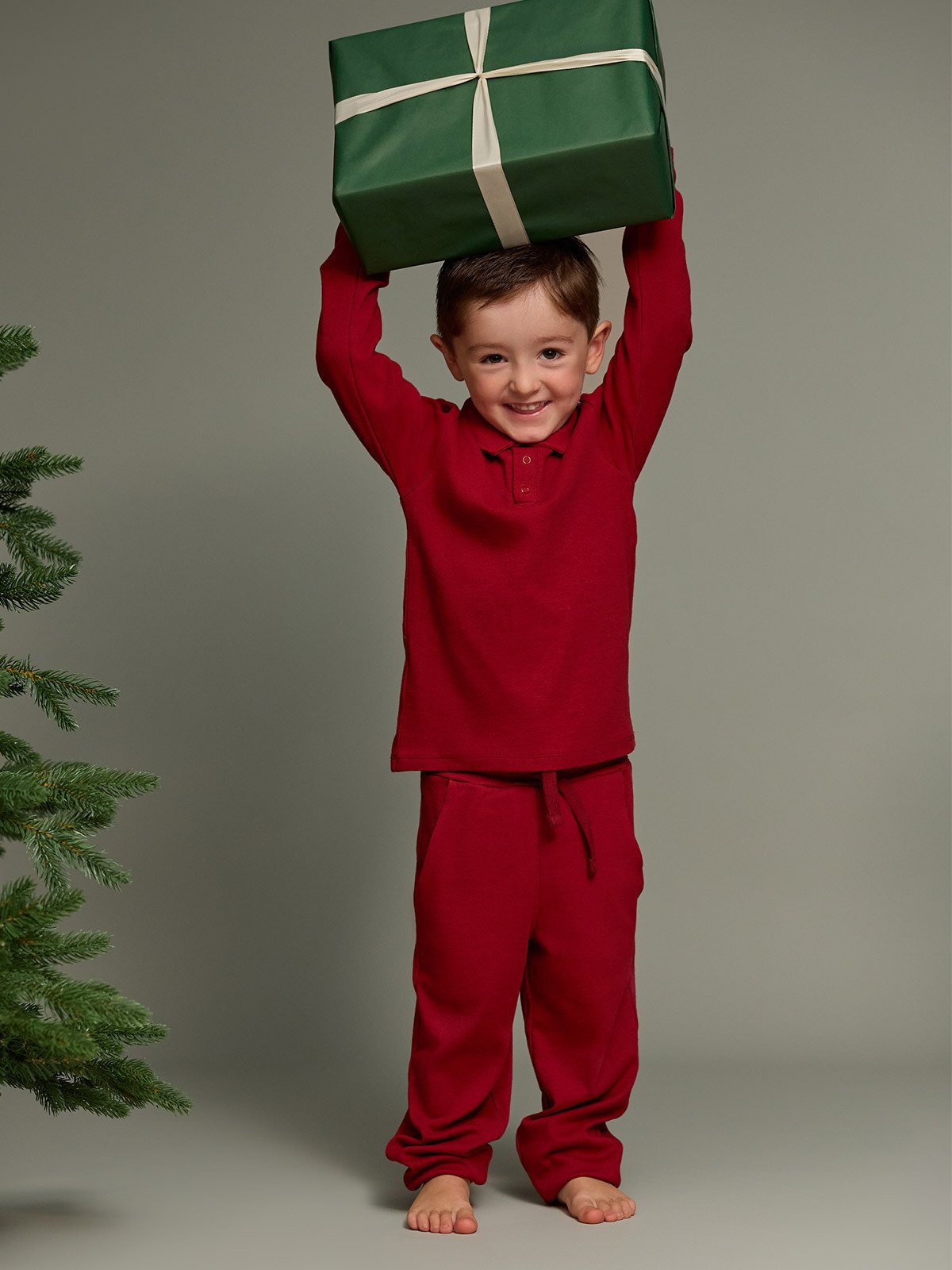 Gullkorn Eno Bukse Dyp rød