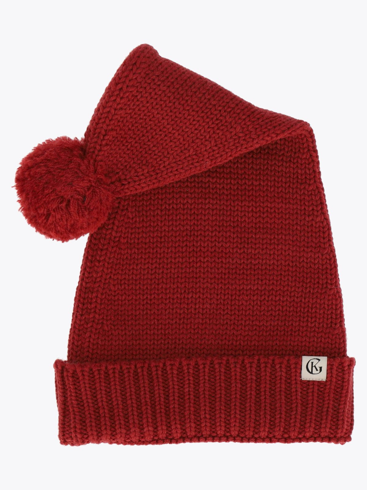 Gullkorn Nisselue Ull Dus Rød