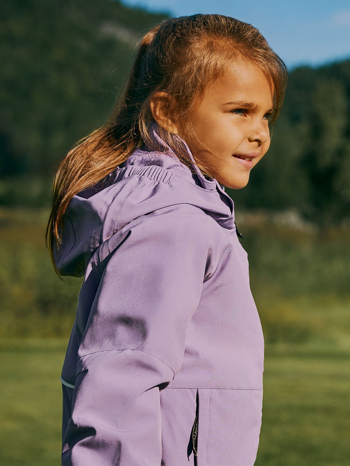 Gullkorn Skarn Skalljakke Dus Plomme
