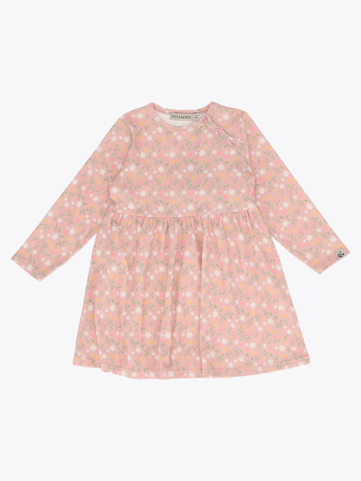 Gullkorn Villvette Kjole Grårosa / Print
