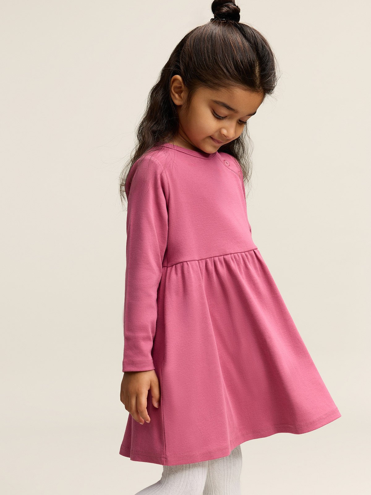 Gullkorn Villvette Kjole Varm Rosa