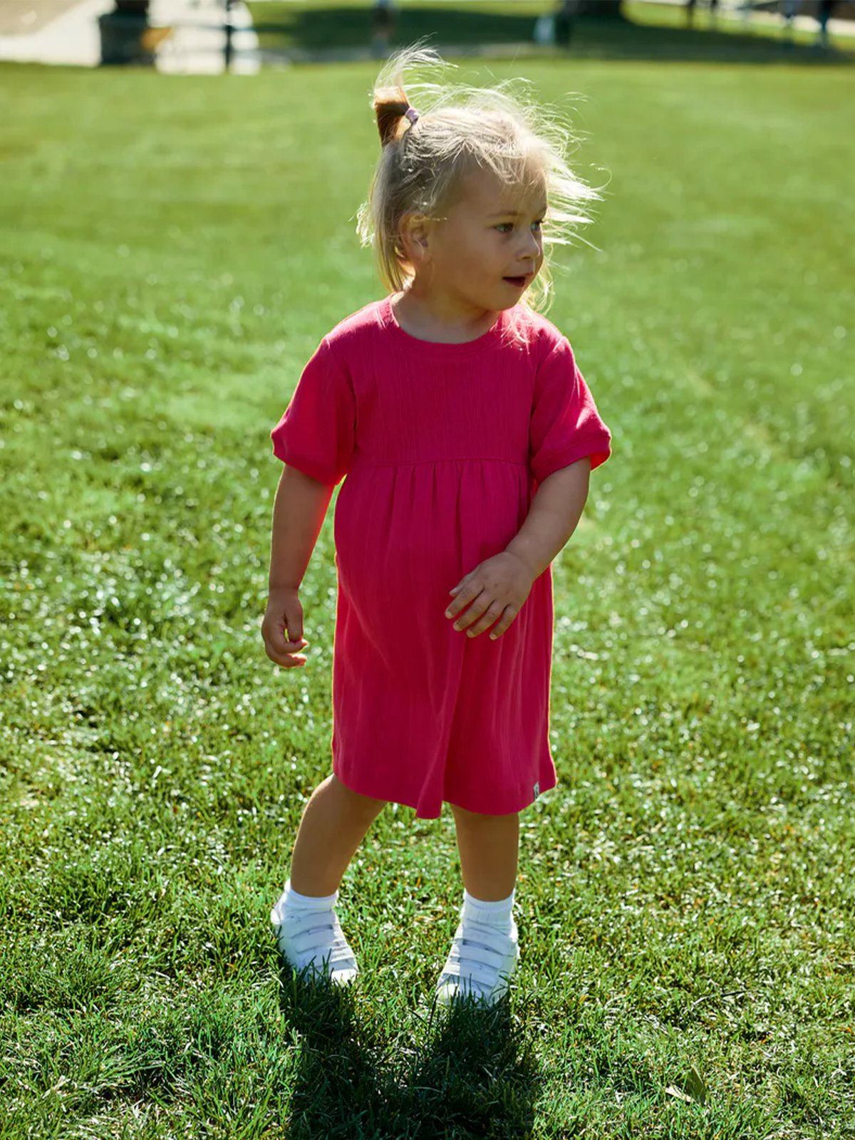 Gullkorn Cleve Kjole Bringebær