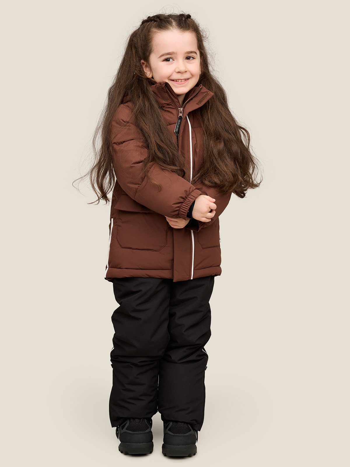 Gullkorn Jade Parkas Brun