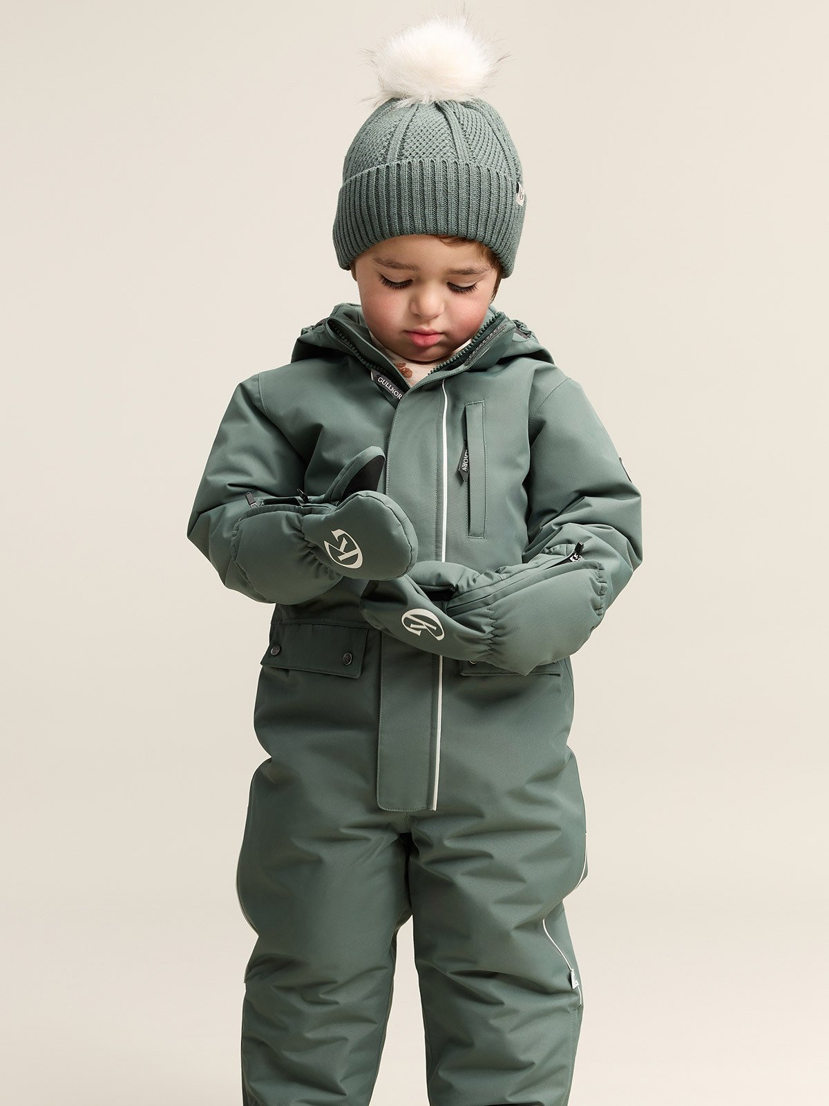 Gullkorn Monzo Vinterdress Dyp Grønn