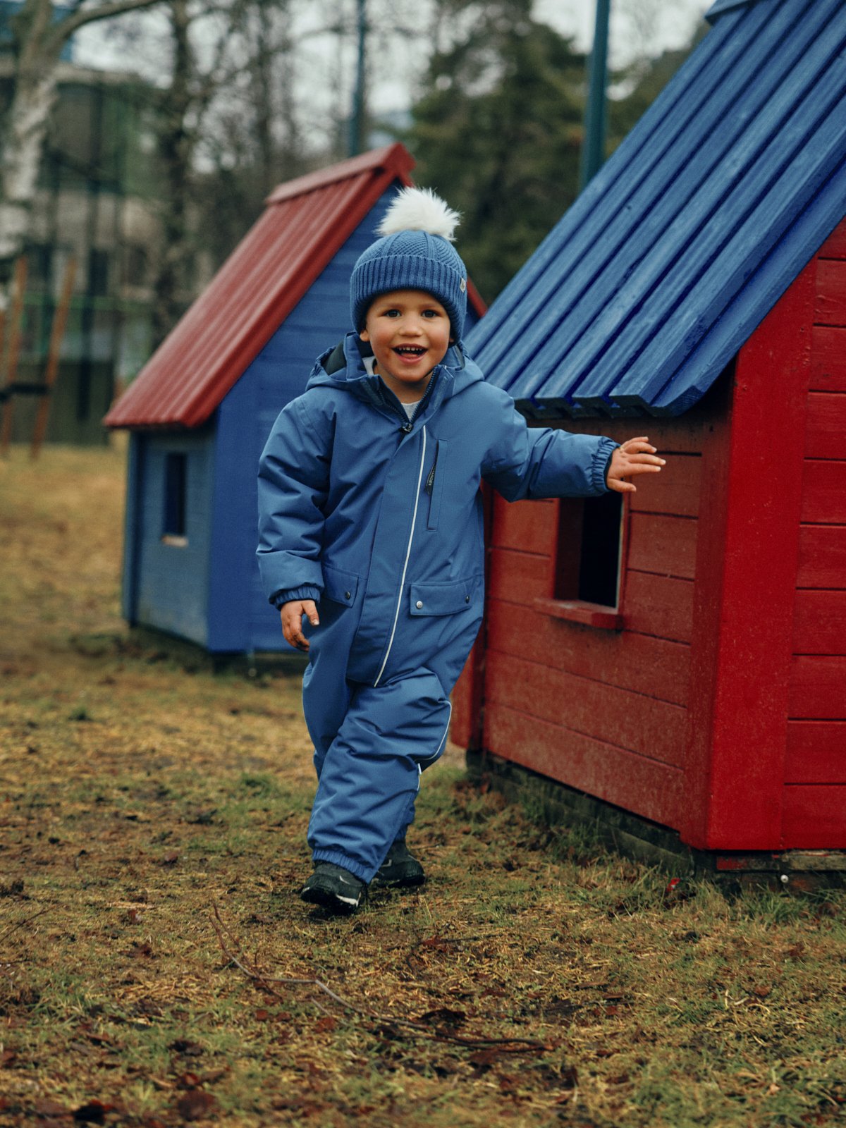 Gullkorn Monzo Vinterdress Stormblå
