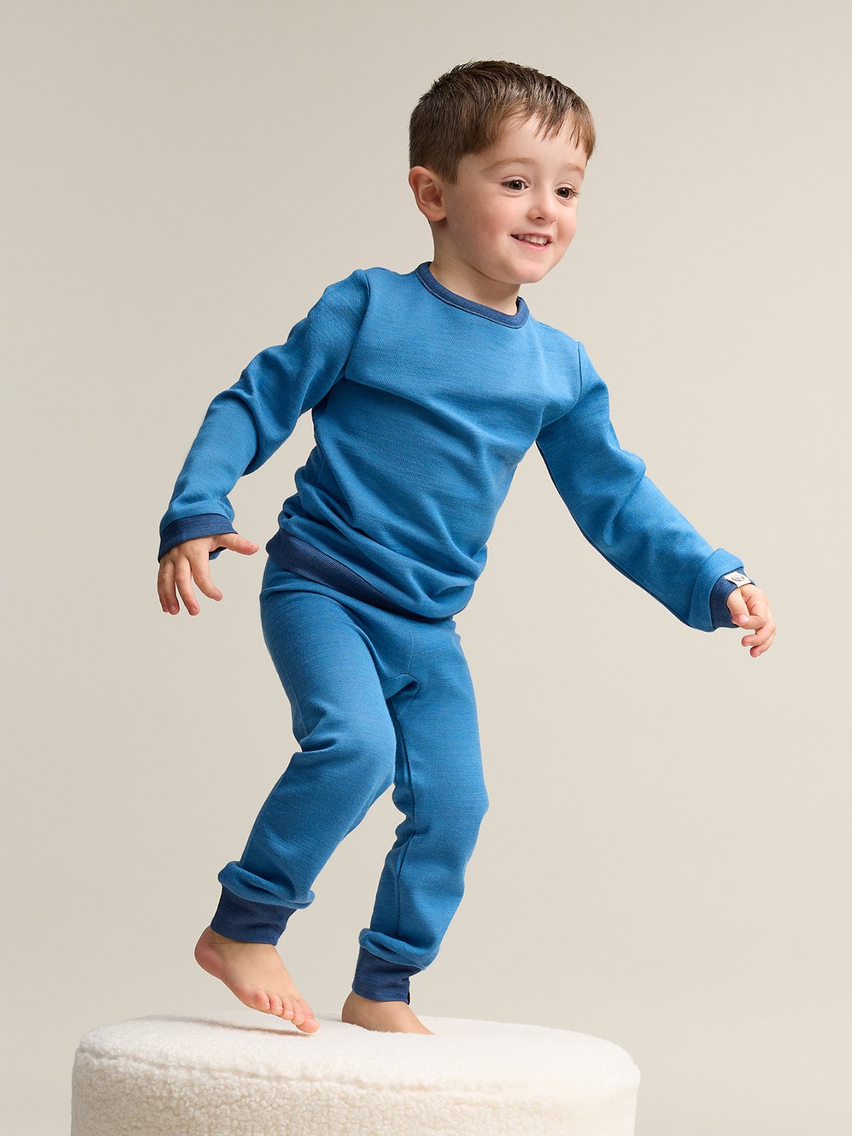 Gullkorn Grana Ullbukse Mørk Himmelblå