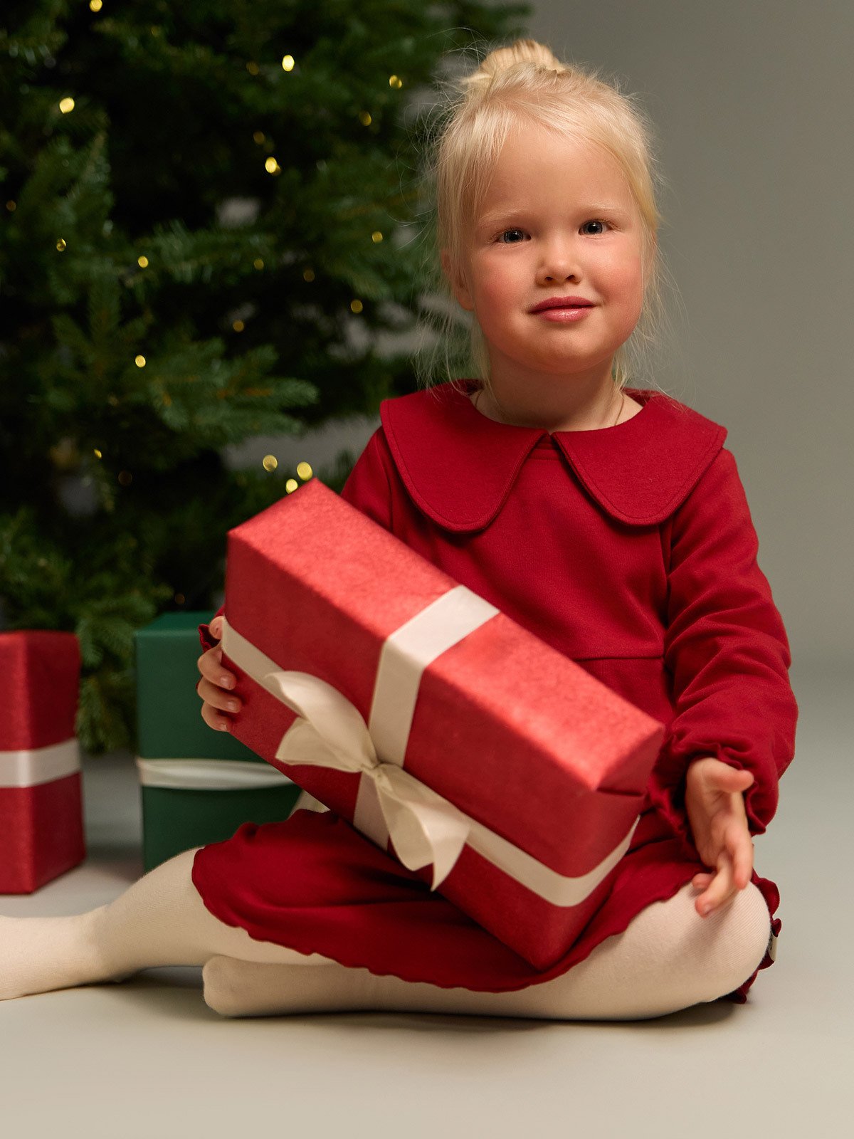 Gullkorn Eno Kjole Dyp Rød