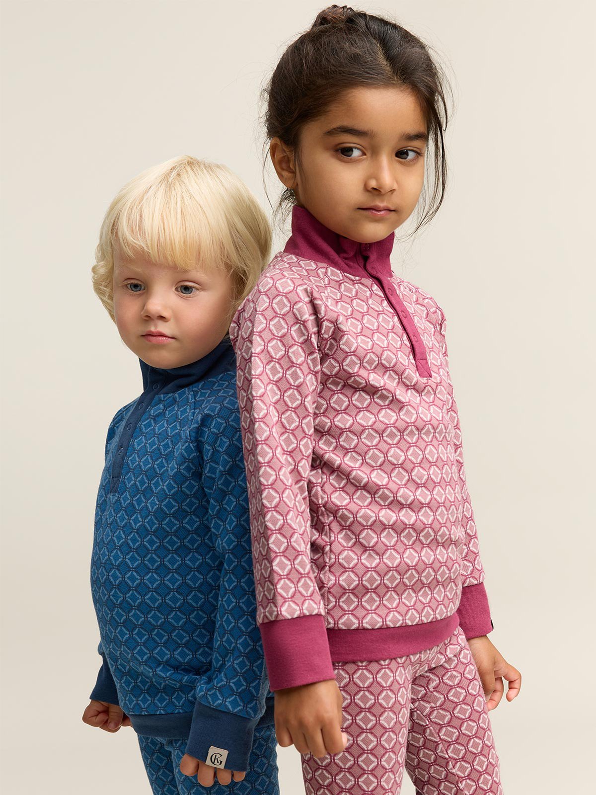 Gullkorn Axi Jacquard Genser Støvrosa