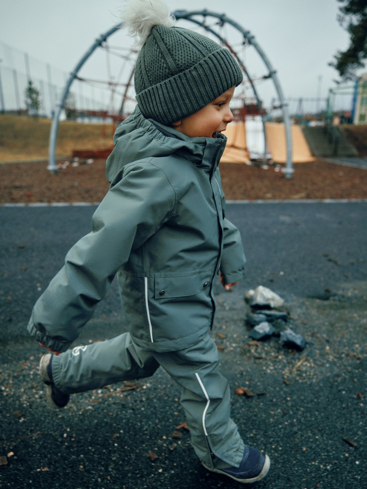 Gullkorn Gibbs Ull Lue Dyp Grønn