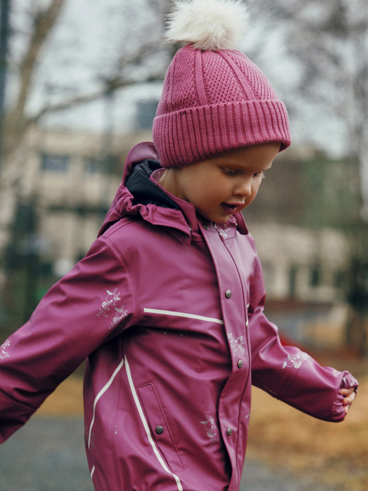 Gullkorn Gibbs Ull Lue Varm Rosa