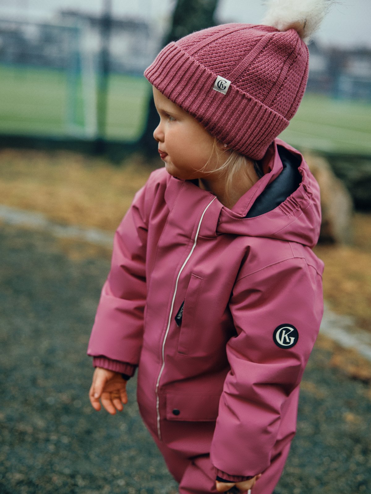 Gullkorn Gibbs Ull Lue Varm Rosa