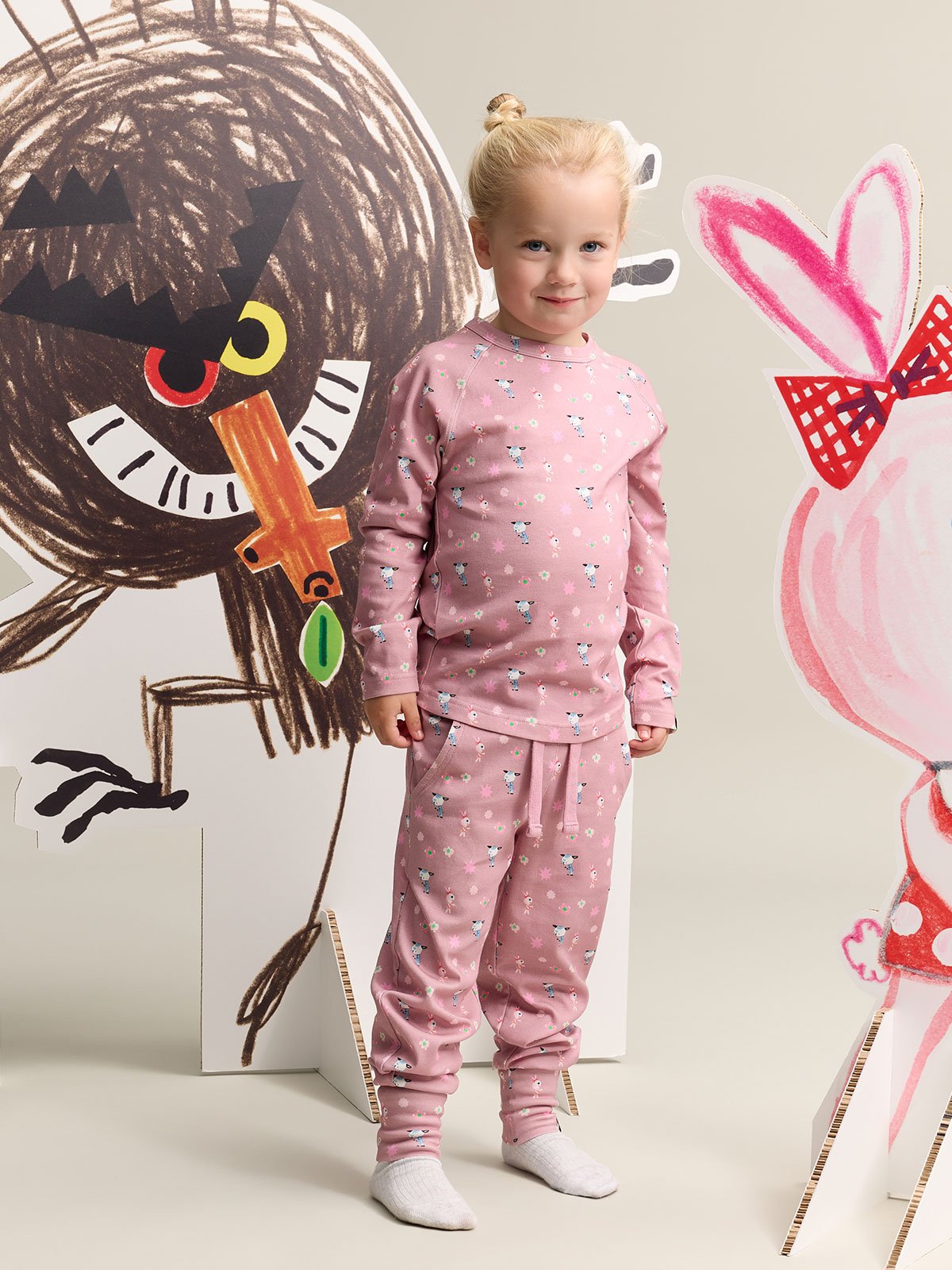 Gullkorn Bukkene Bukse Støvrosa