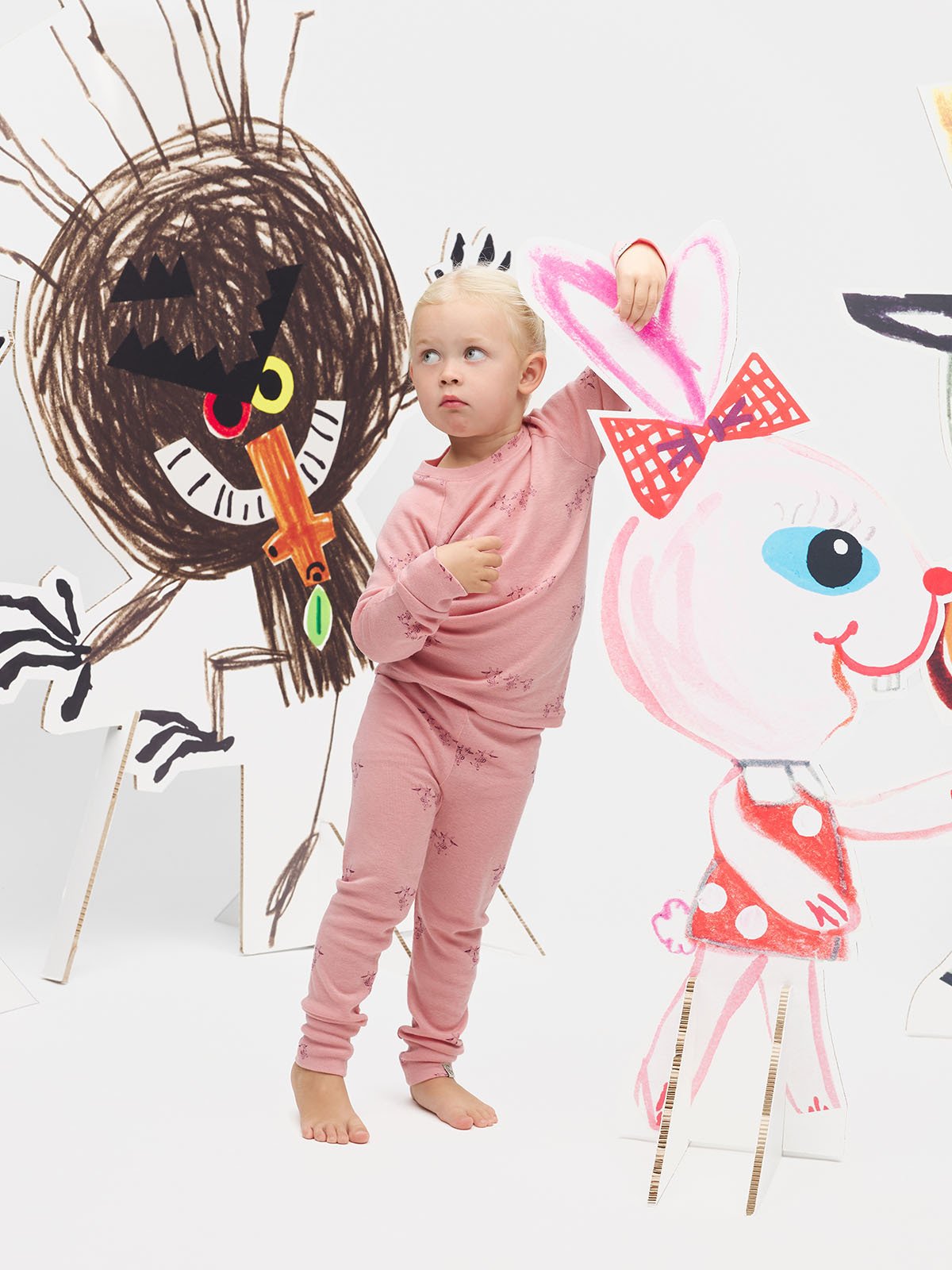 Gullkorn Bukkene Ullsett Ballerina med print