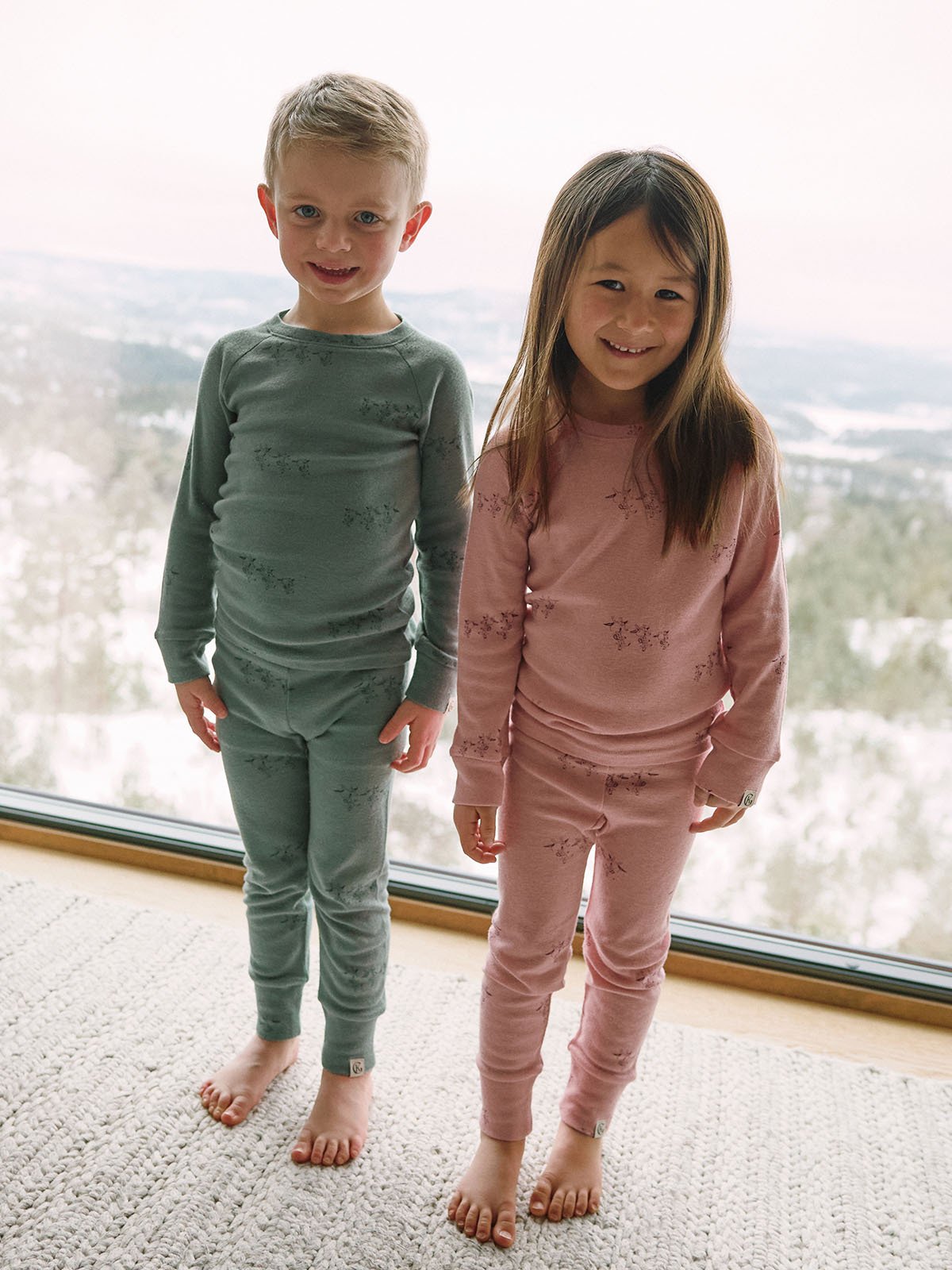 Gullkorn Bukkene Ullsett Ballerina med print